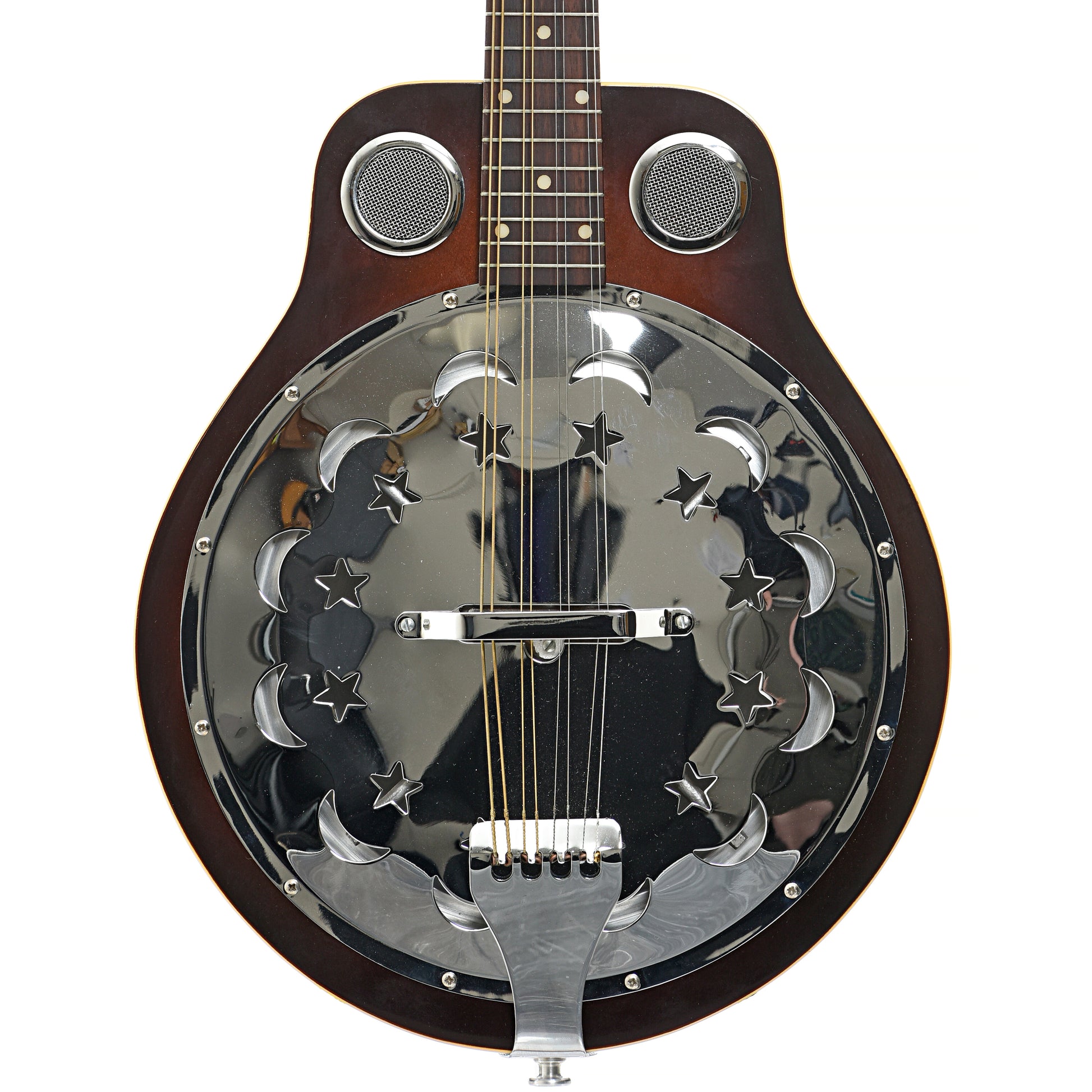 Front of Dobro Model No.15 Resonator Mandolin (1982)