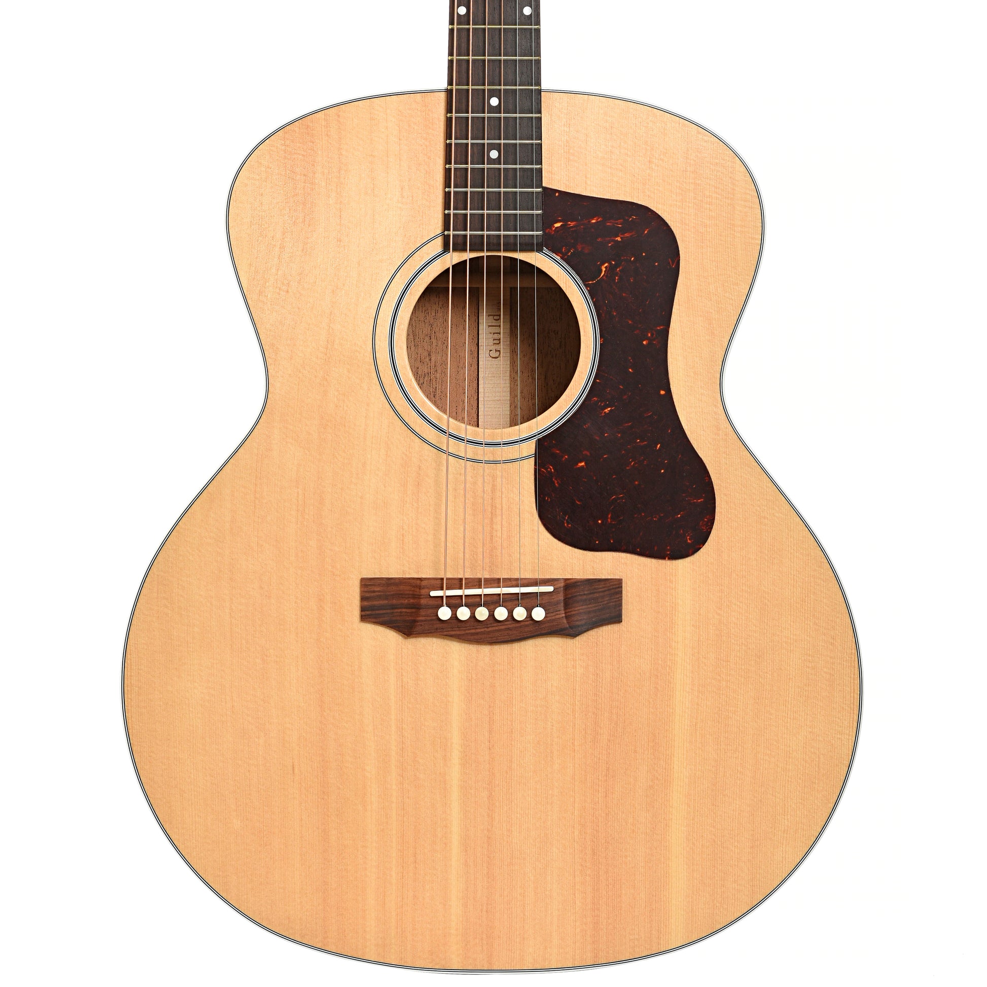 Front of Guild F-40 Standard Jumbo Acoustic Guitar, Natural