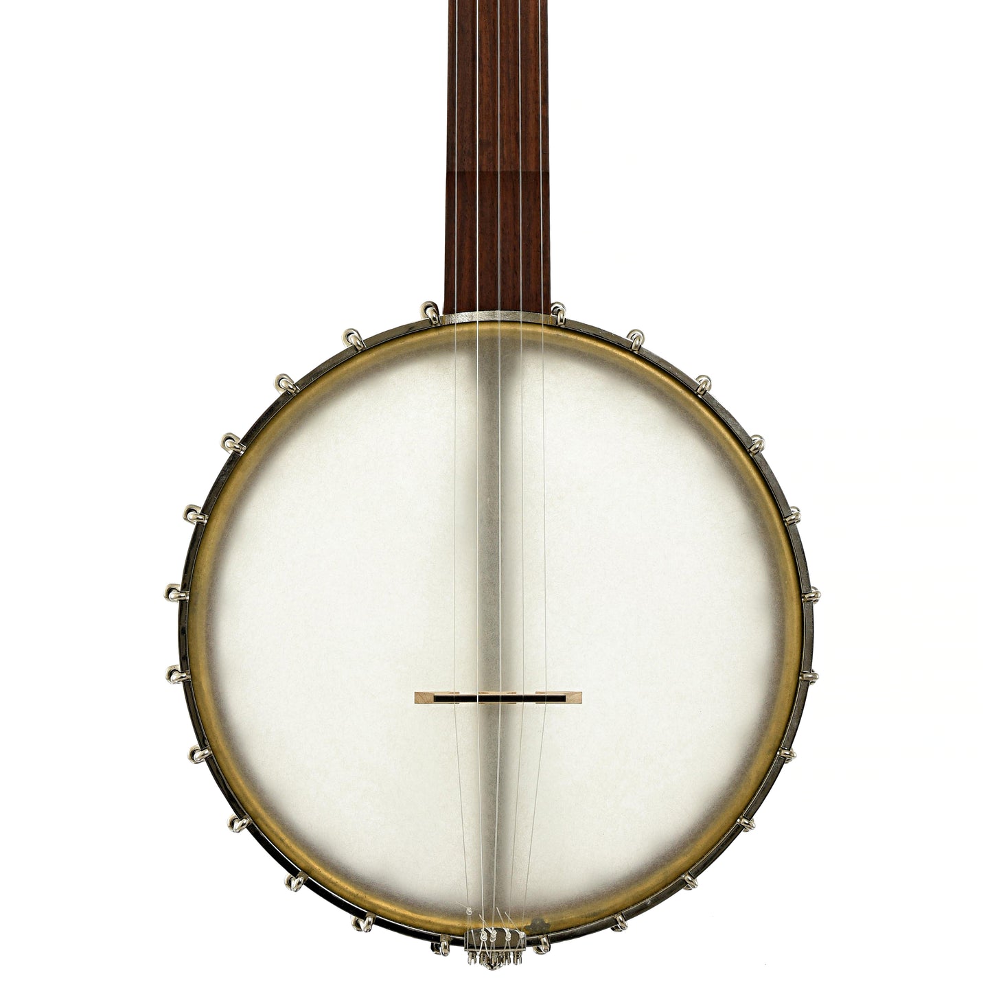 Front of Cedar Mountain FH1S Fretless Open Back Banjo