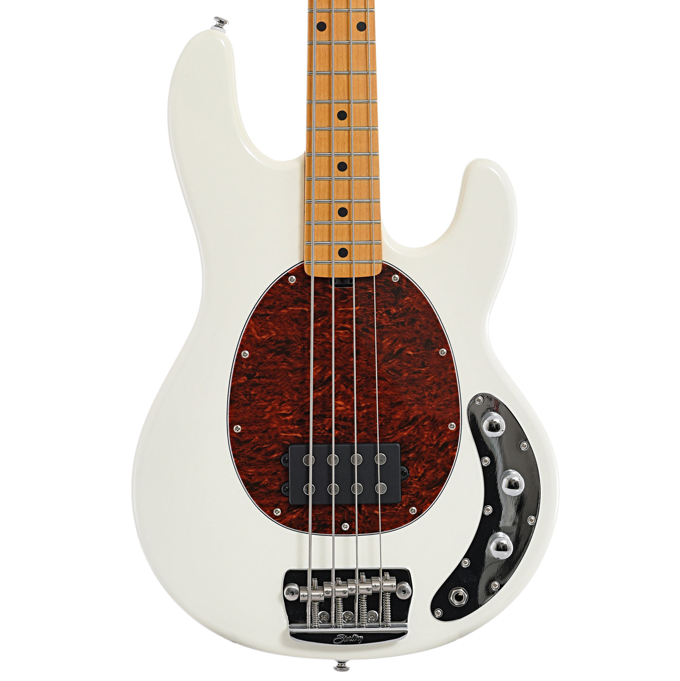 Sterling by Music Man RAY24CA 4-String Bass, Olympic White