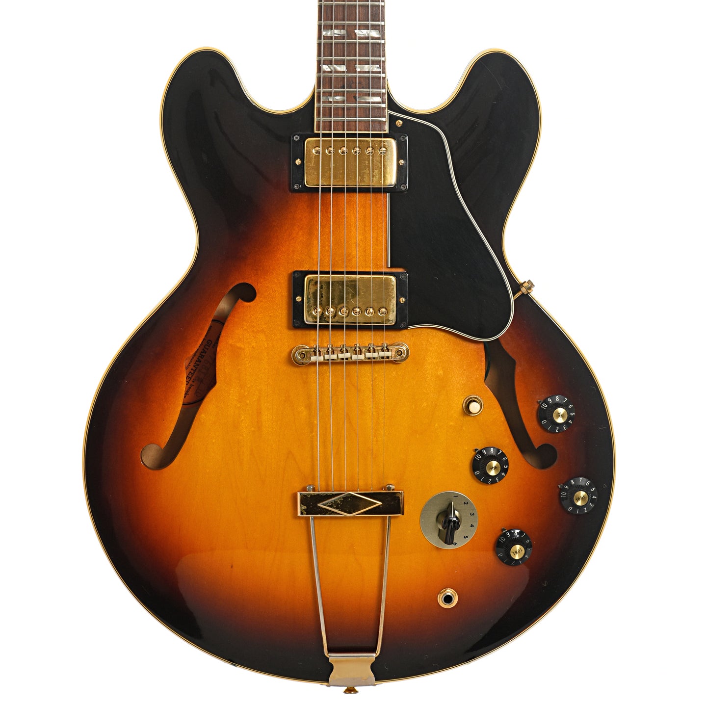 Front of Gibson ES-345TD Stereo Hollowbody Electric Guitar