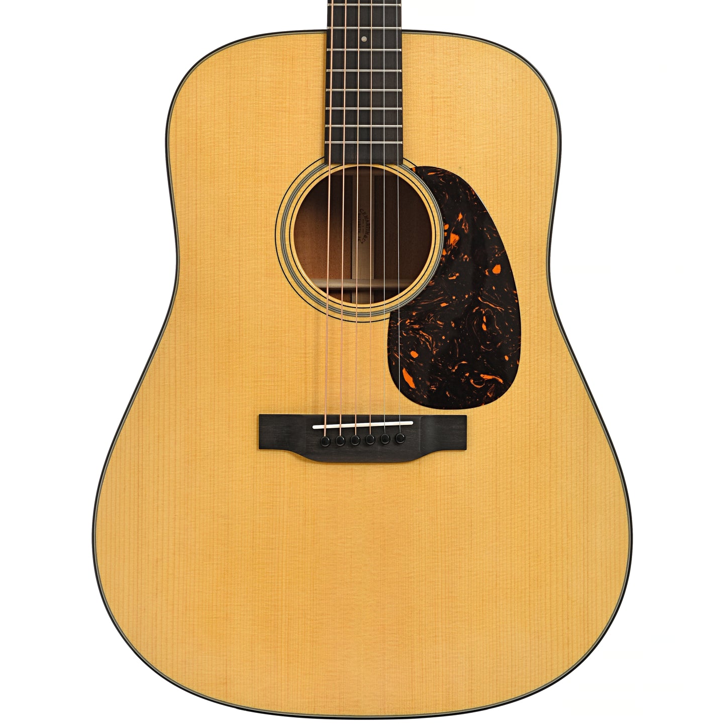 Front of Martin D-18 Satin Acoustic Guitar