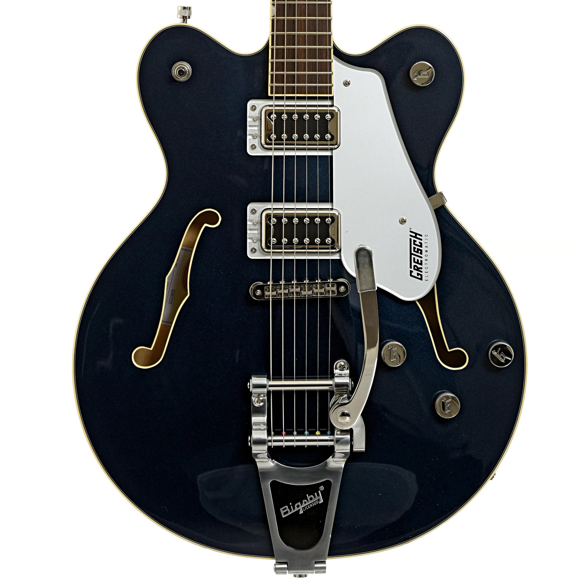 Front of Gretsch G5622T Electromatic Center Block Double-Cut with Bigsby, Midnight Sapphire