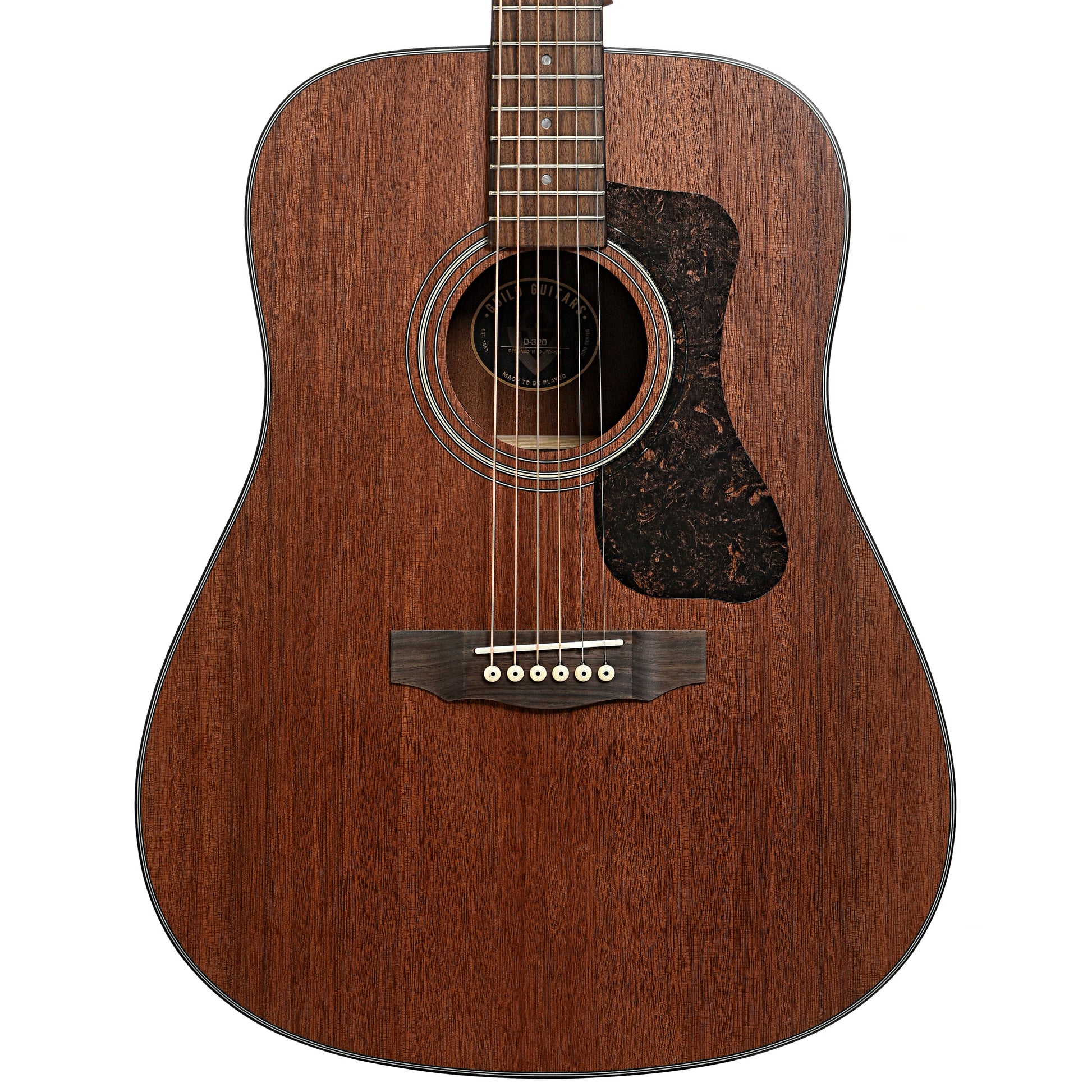 Front of Guild 300 Series D-320 Acoustic Guitar