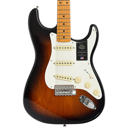 Front of Fender American Vintage II 1957 Stratocaster, 2-Color Sunburst