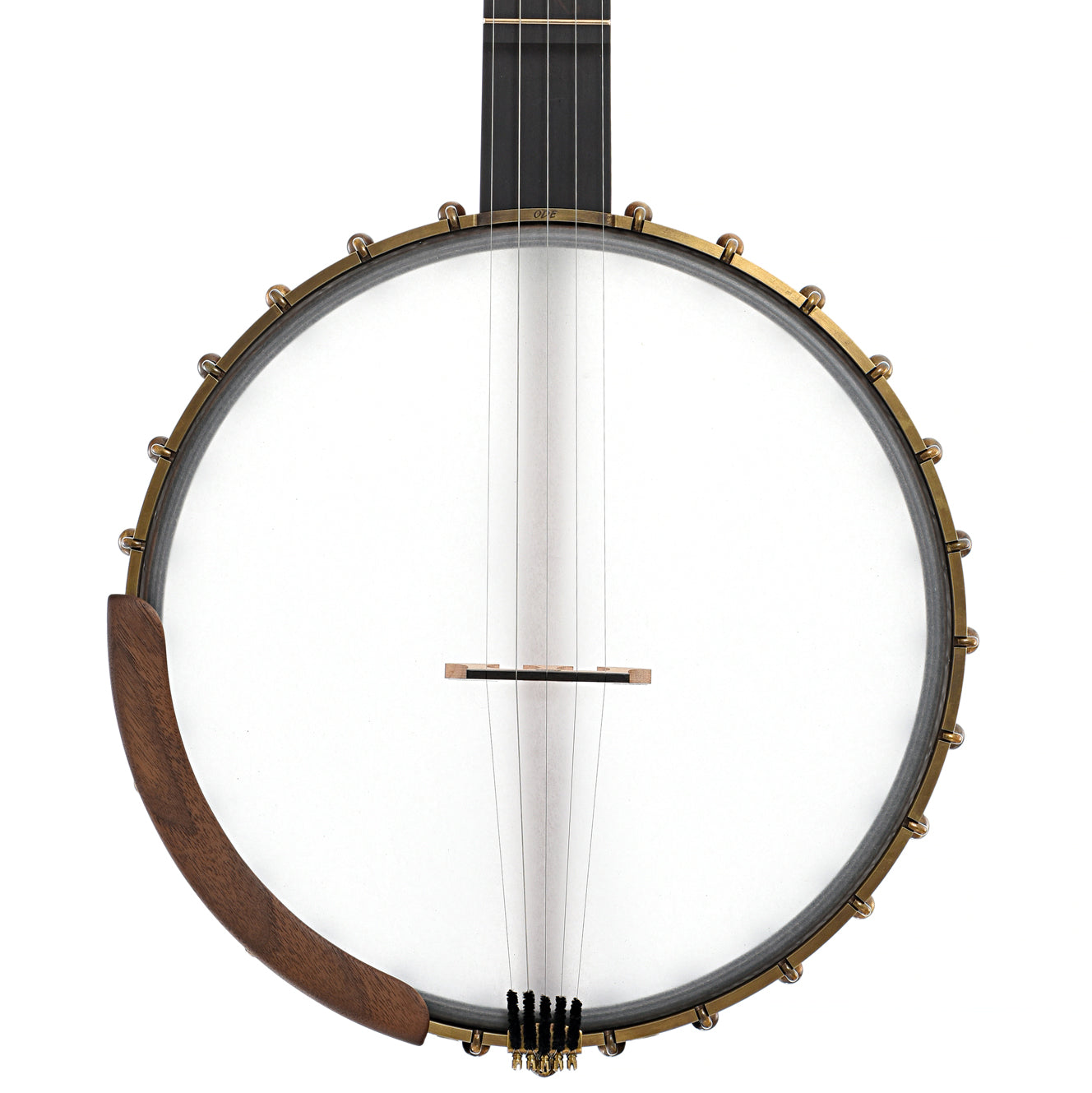 Front of Ode Magician 12" Openback Banjo