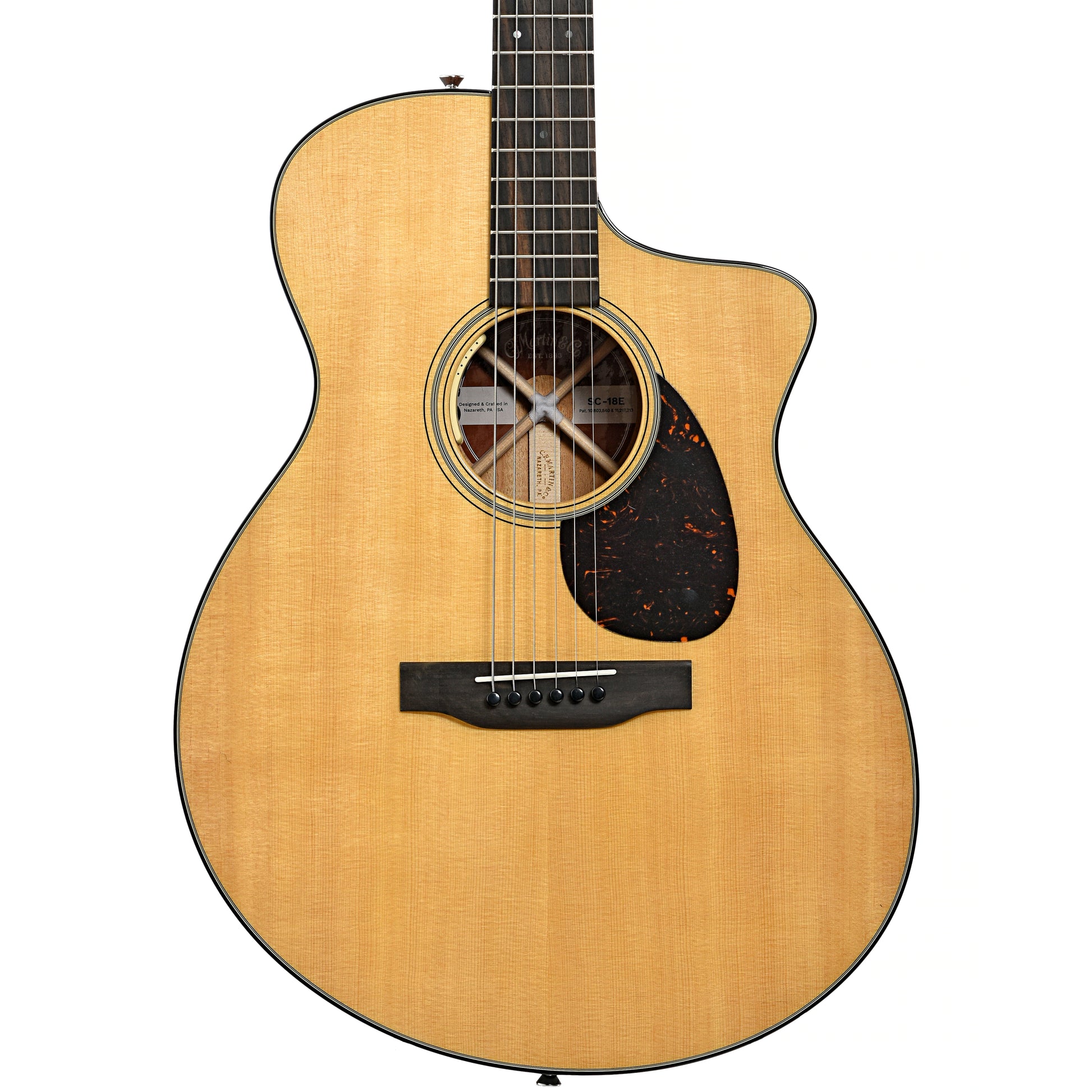 Front of Martin SC-18E Acoustic Guitar 