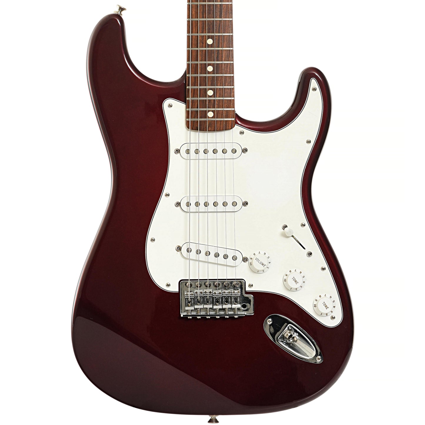 Front of Fender Stratocaster Standard Electric Guitar (2002)