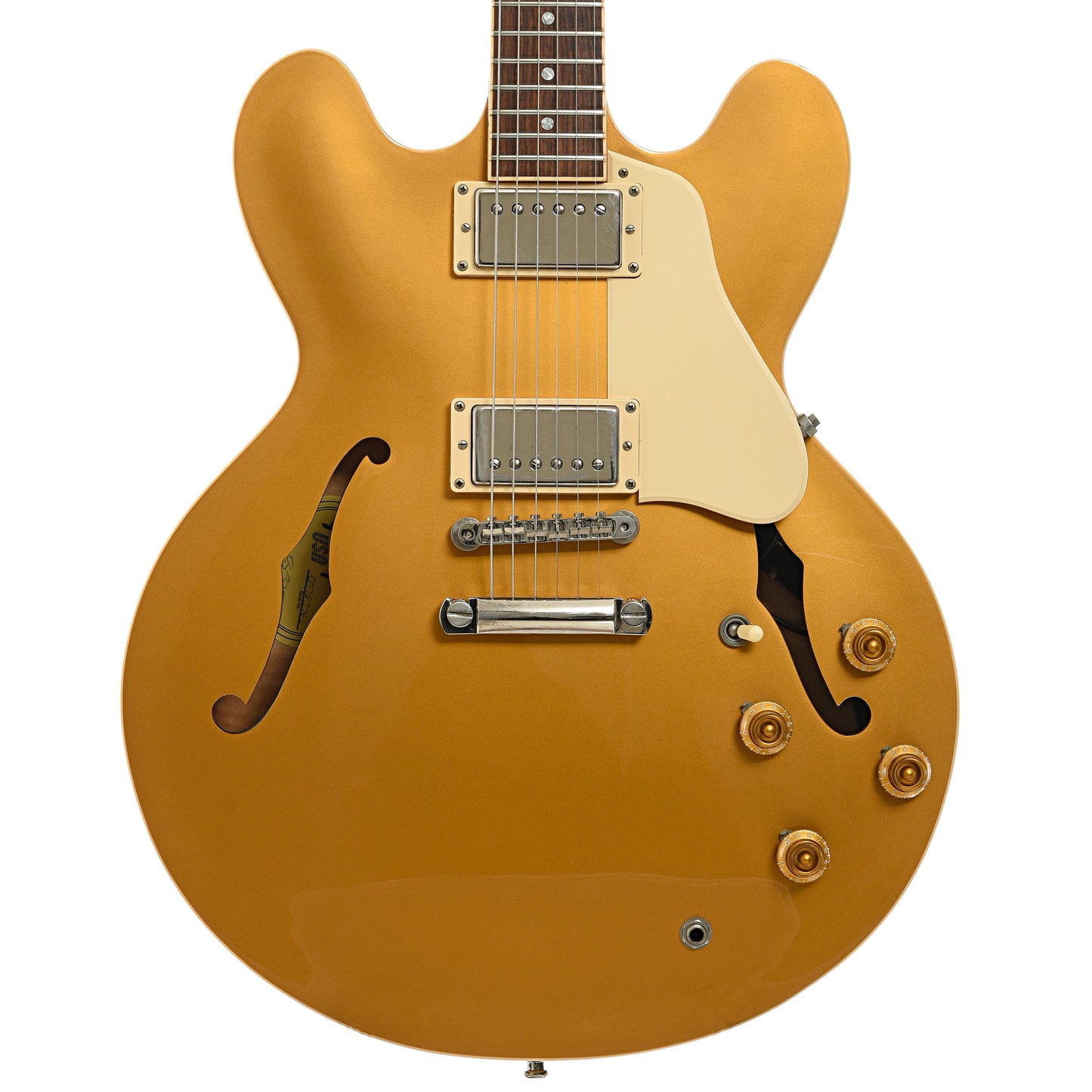 Front of Gibson ES-335 Dot Hollowbody Electric Guitar 