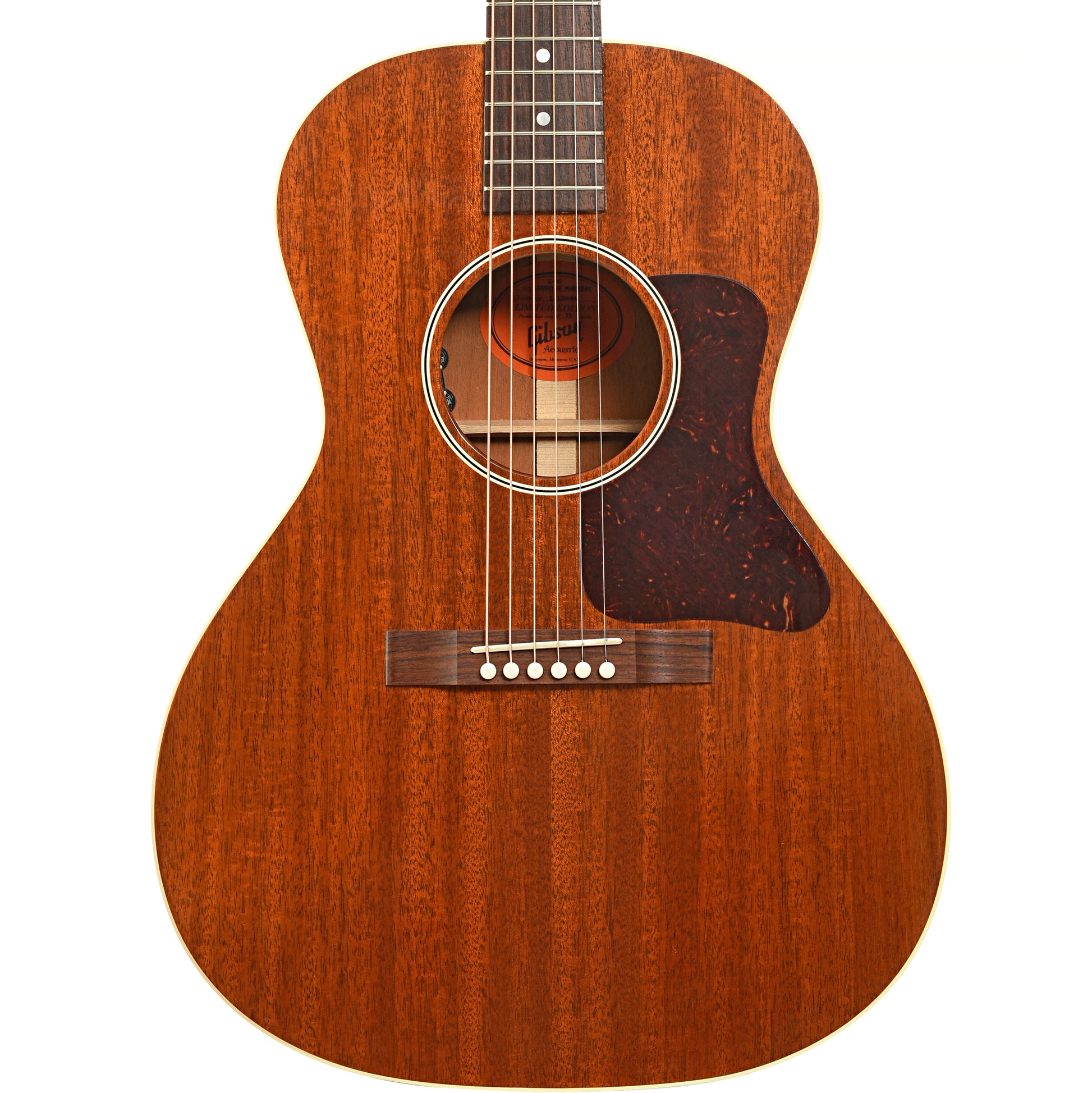 Front of Gibson Genuine Mahogany Limited Acoustic-Electric Guitar (2016)