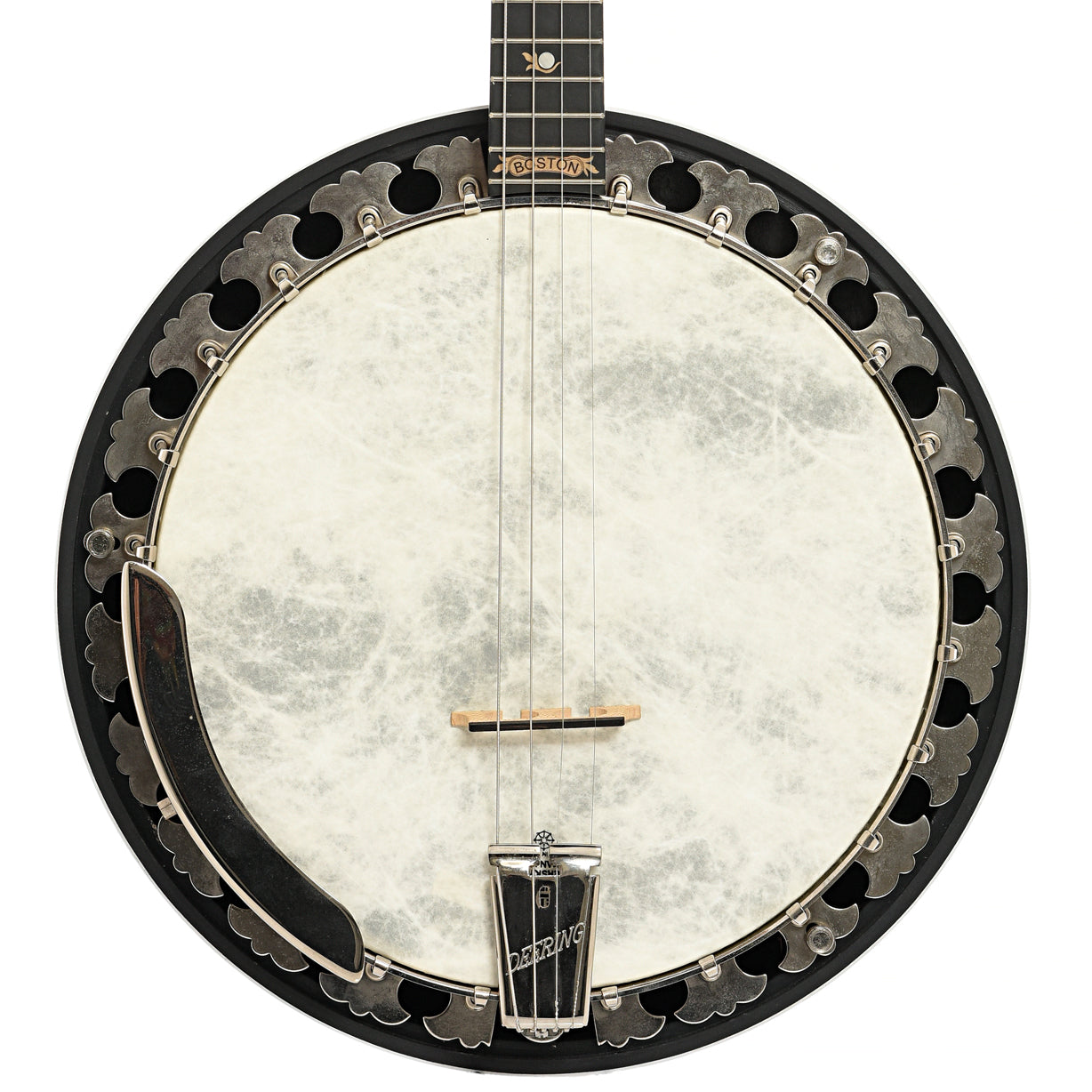 Front of Deering Boston Plectrum 4-string Banjo (2014)