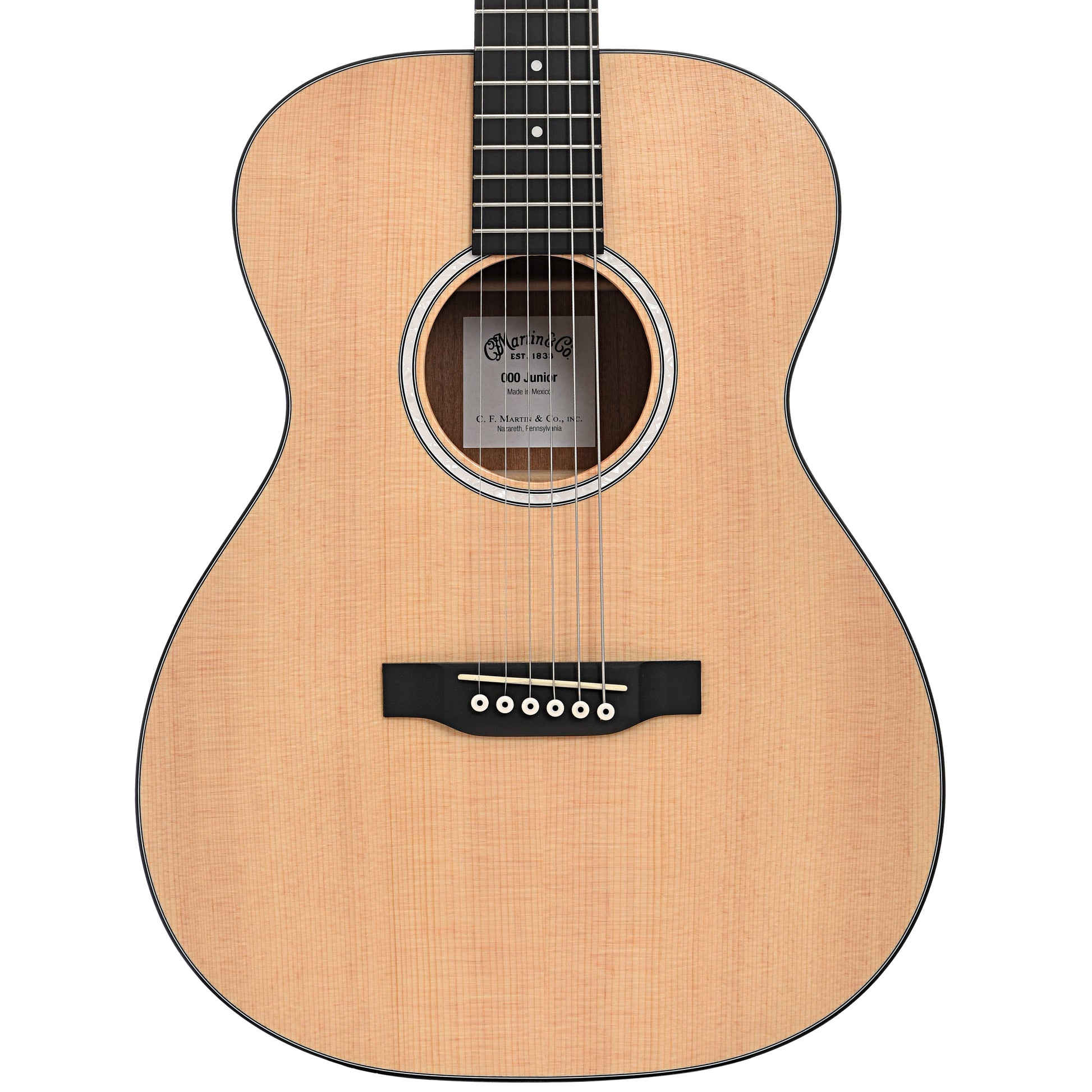 Front of Martin Lefthanded 000Jr-10, 000 Junior