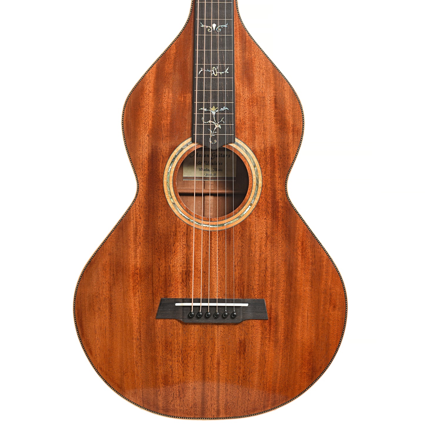 Front of Mason Weissenborn-Style Hawaiian Guitar (2014)