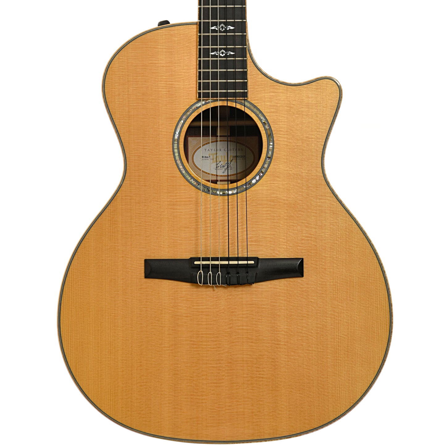 Front of Taylor 814 CEN Nylon String Guitar (2012)