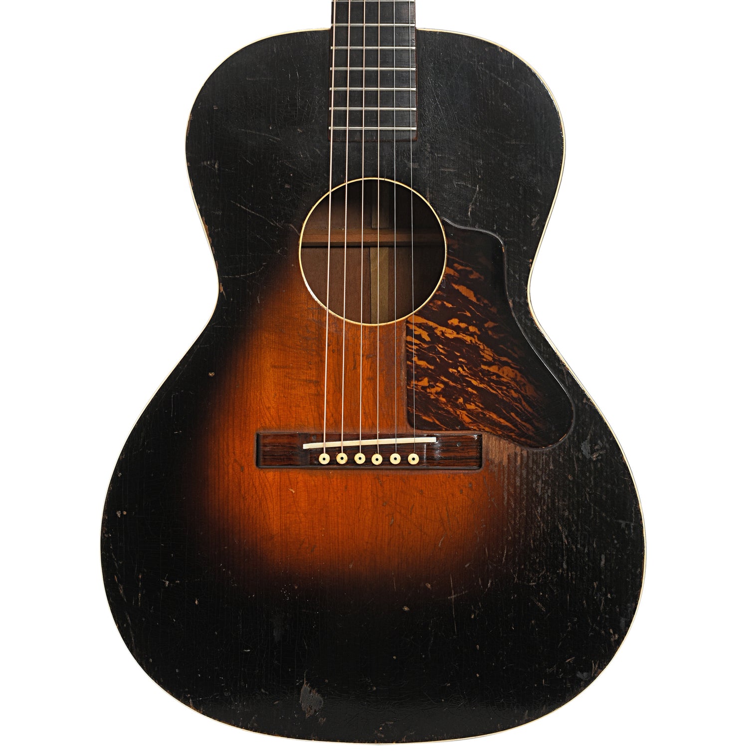 Front of Recording King Carson Robinson Acoustic Guitar (c.1935)