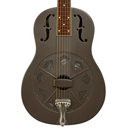 Front of National Delphi Hawaiian Squareneck Resonator Guitar