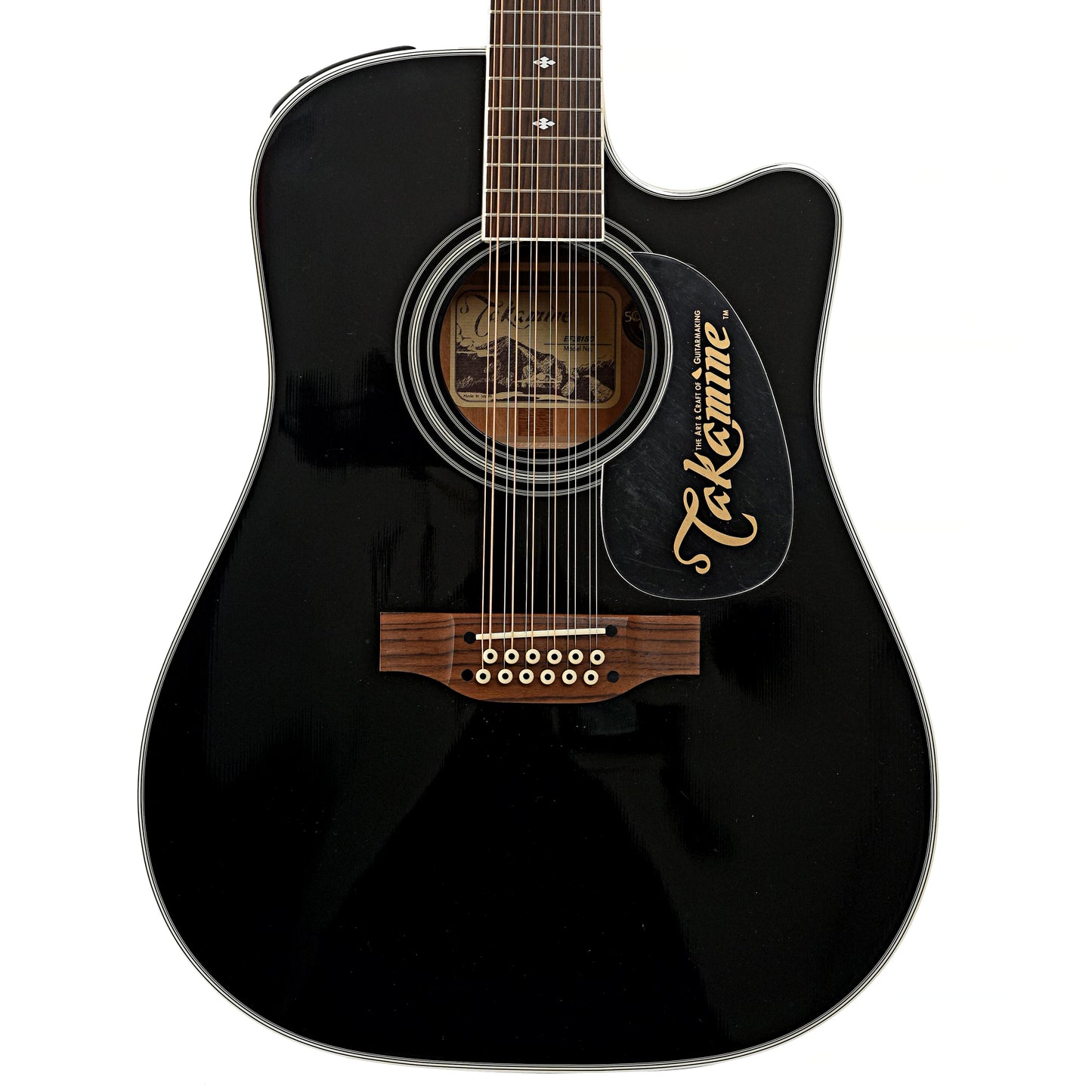 Front of Takamine EF381SC 12-String Acoustic-Electric Guitar