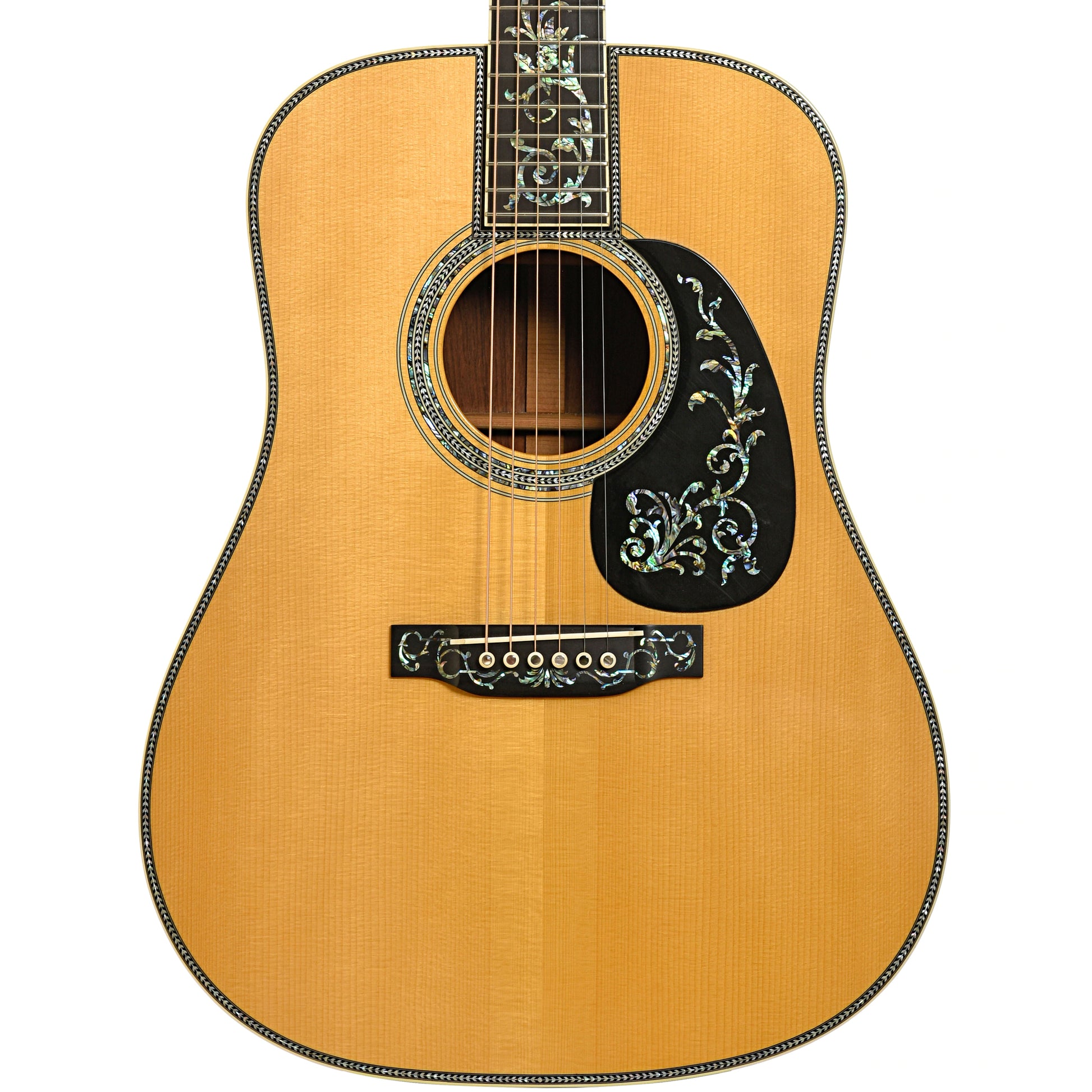 Front of Martin D-28 / 45 Custom Conversion Acoustic Guitar (1966/2010)