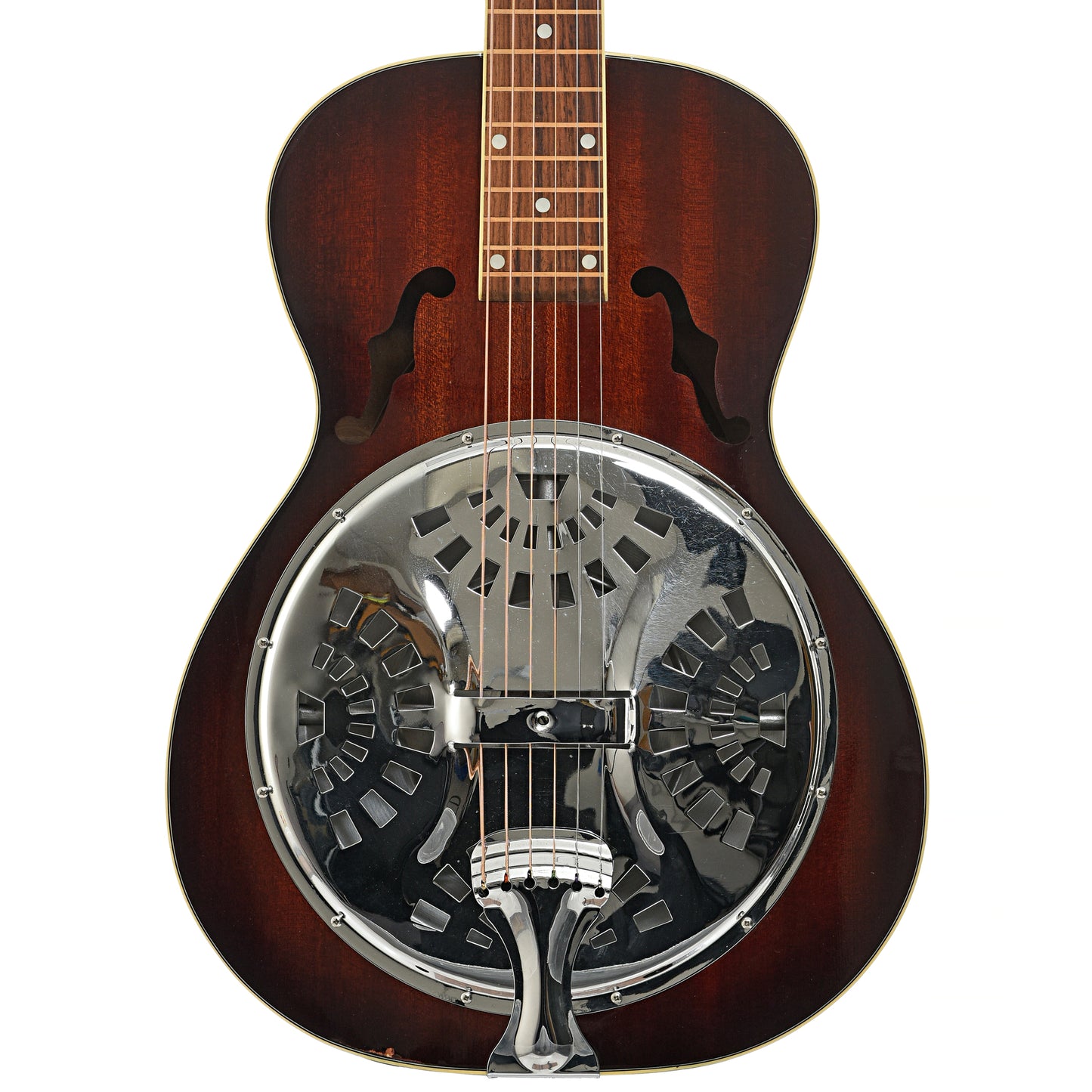 Front of Wechter Scheerhorn 6524-F Squareneck Resonator