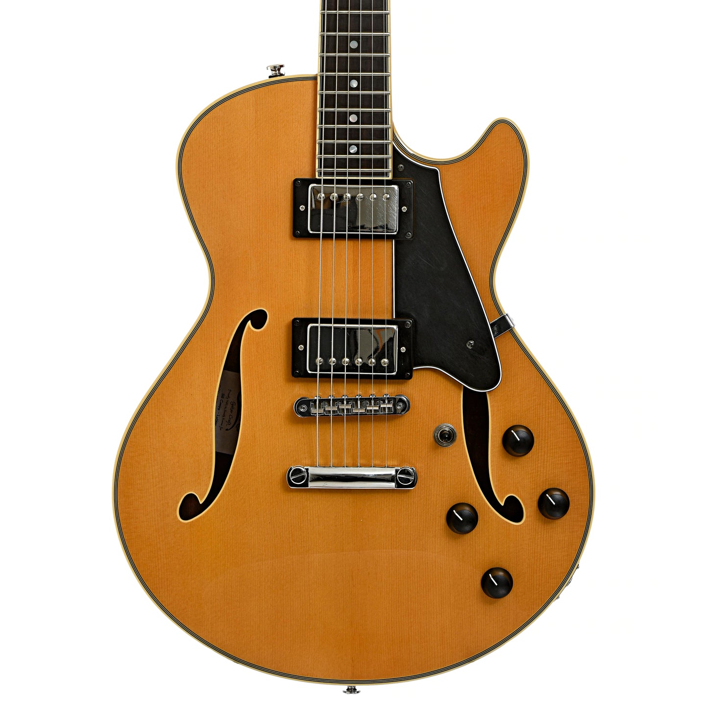 Front of Comins GCS-1ES Hollowbody Electric Guitar