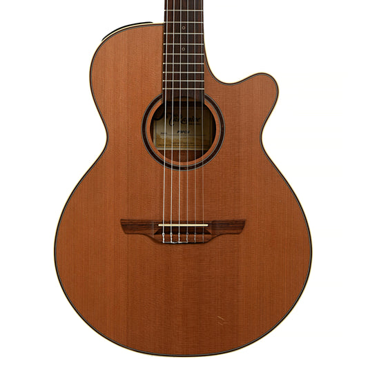 Front of Takamine P3FCN Pro Series Folk Nylon Cutaway