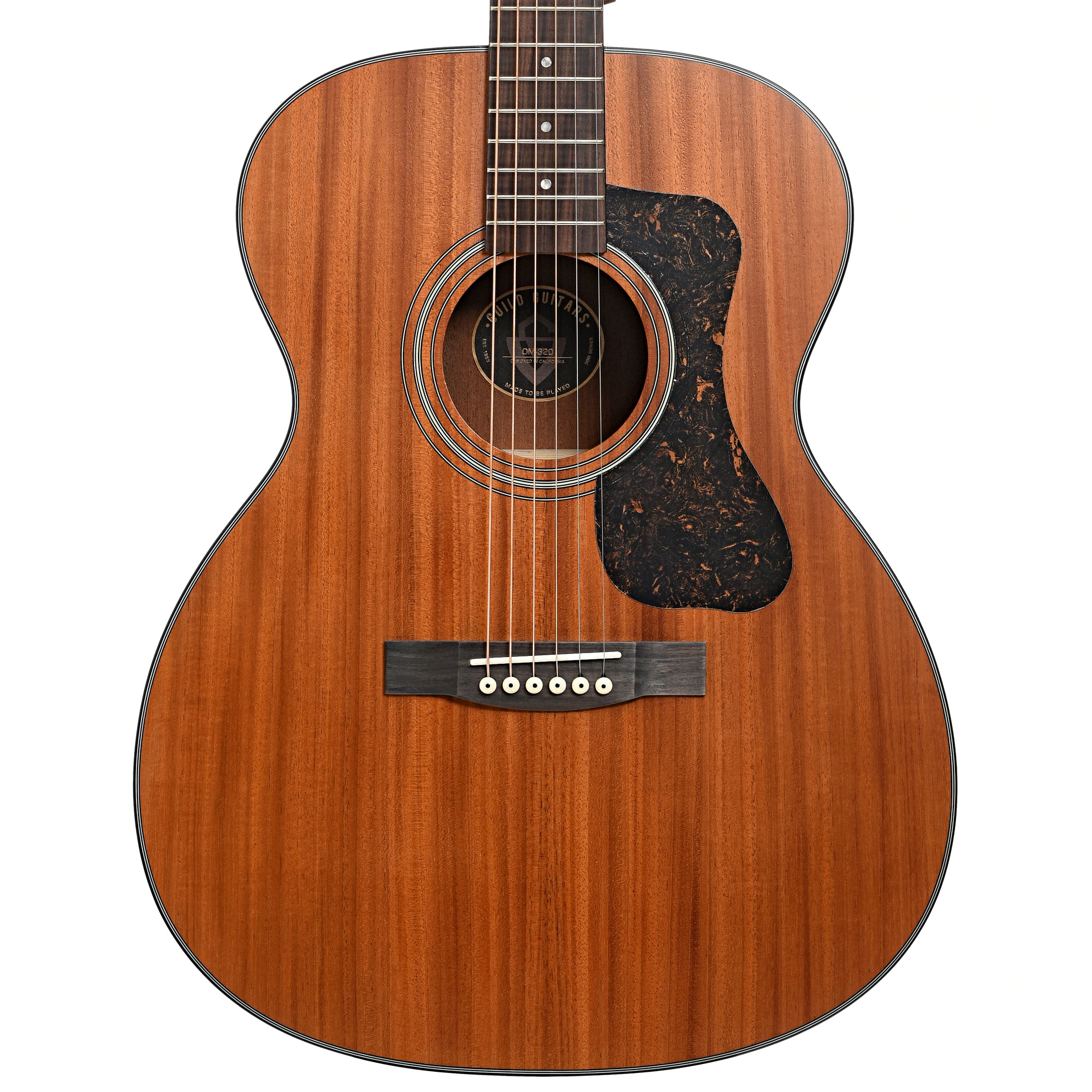 Front of Guild 300 Series OM-320 Acoustic Guitar