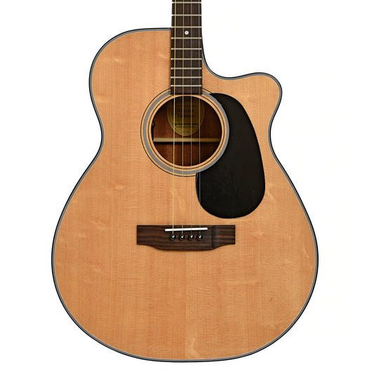 Front of Blueridge Contemporary Series B-Stock BR-40TCE Tenor Cutaway Acoustic / Electric Guitar & Gigbag