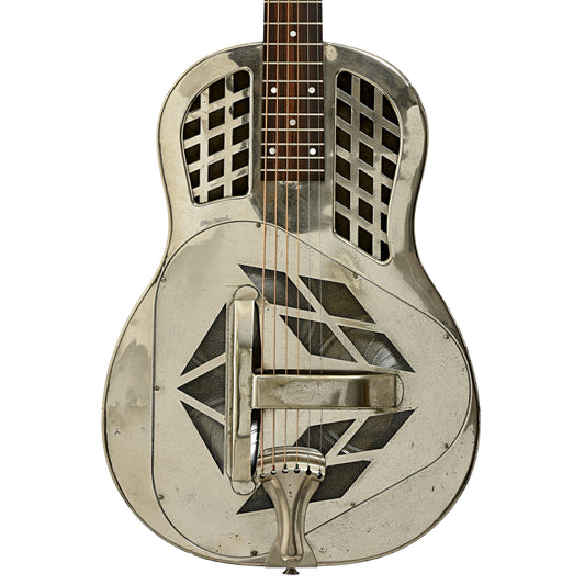 Front of National Style 1 Tricone Roundneck Resonator Guitar