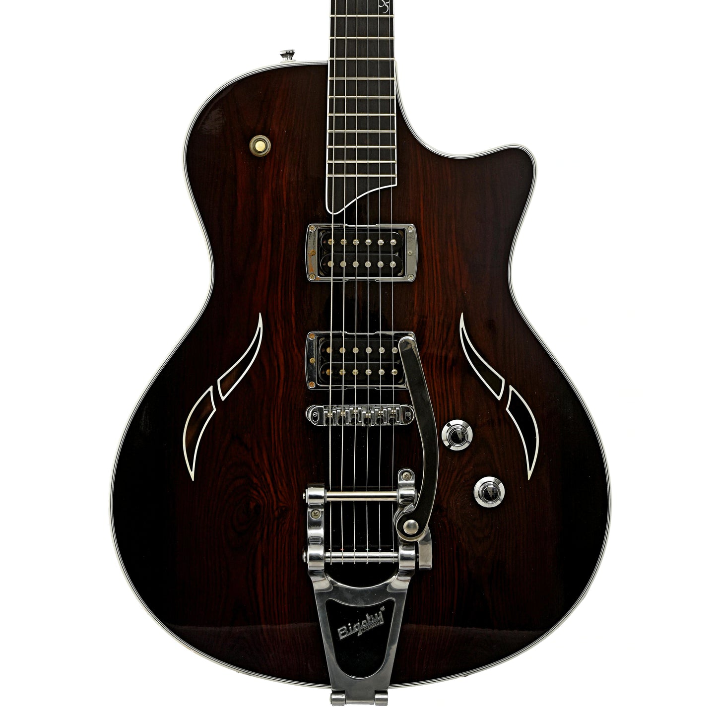 Front of Taylor T3/B Hollowbody Electric Guitar