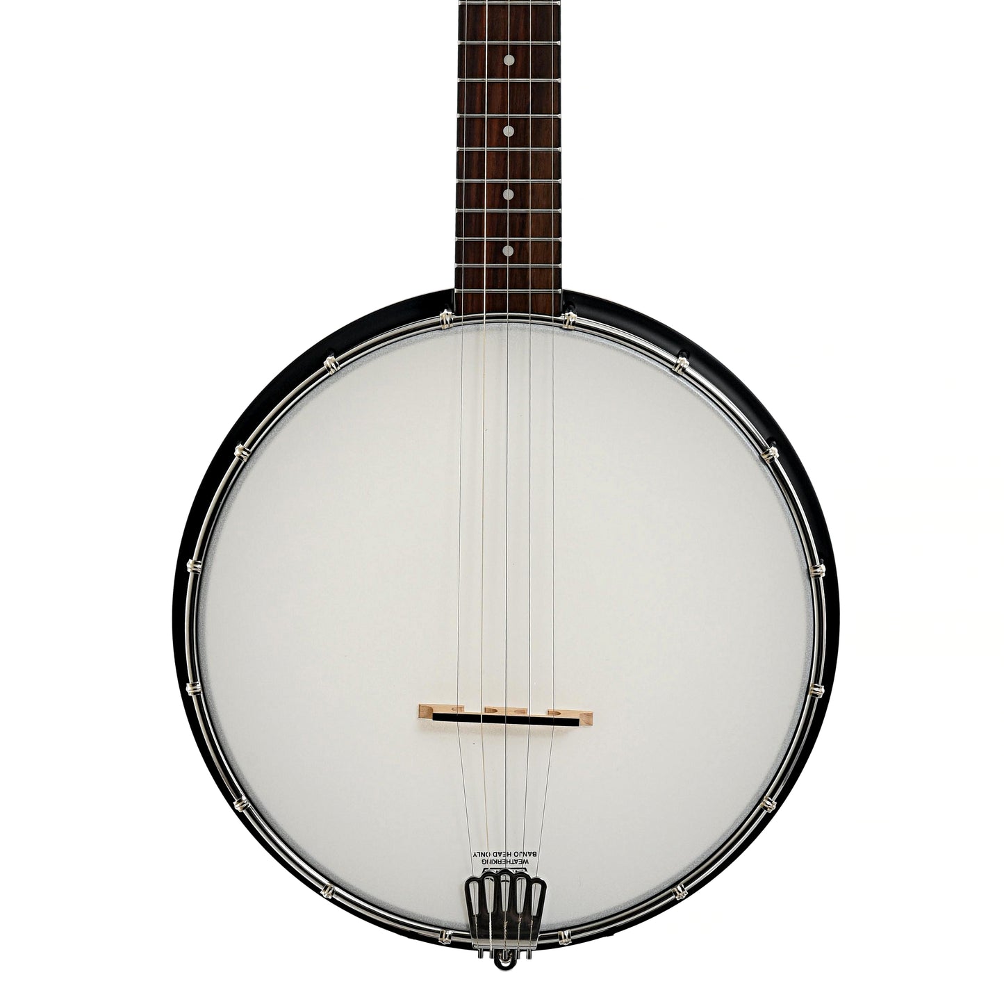 Front of Gold Tone AC-1LN Long Neck Openback Banjo