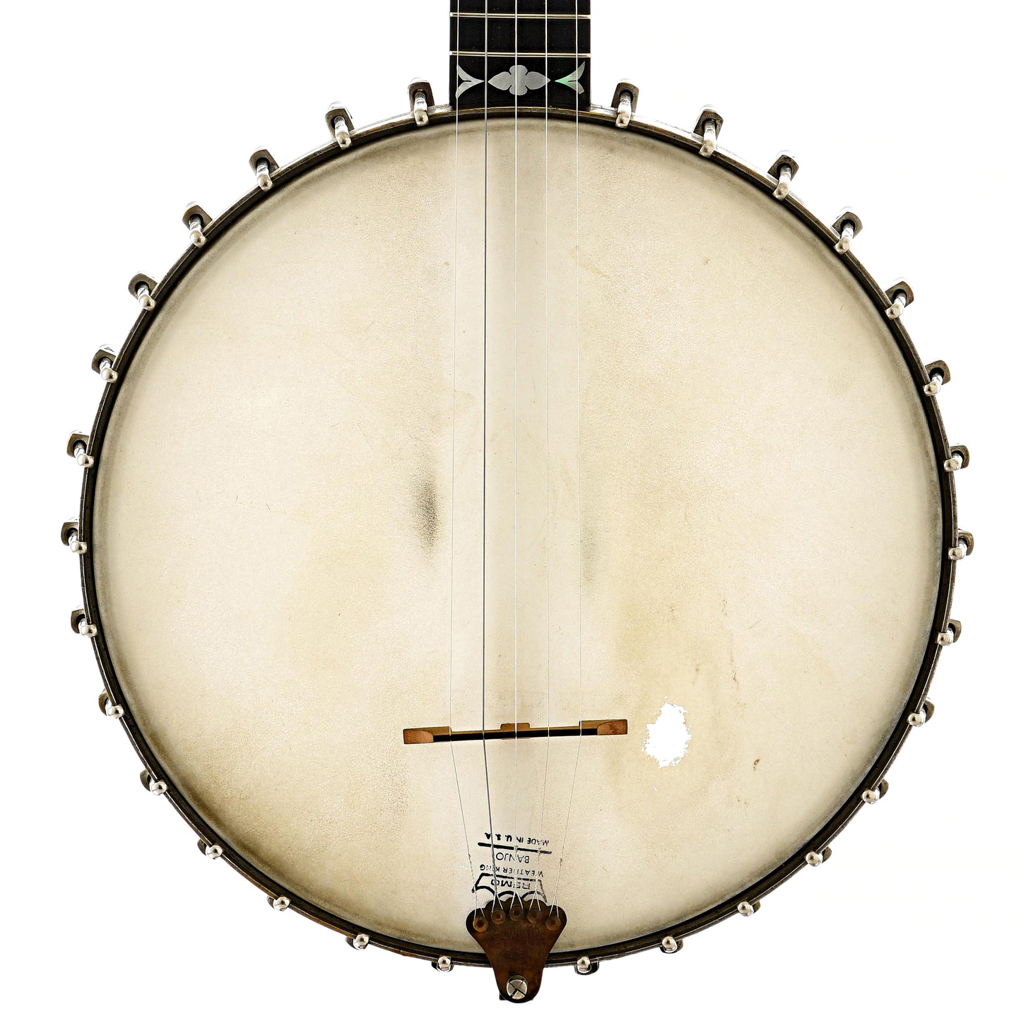 Front of Fairbanks & Cole "Imperial" Open Back Banjo (c.1889)