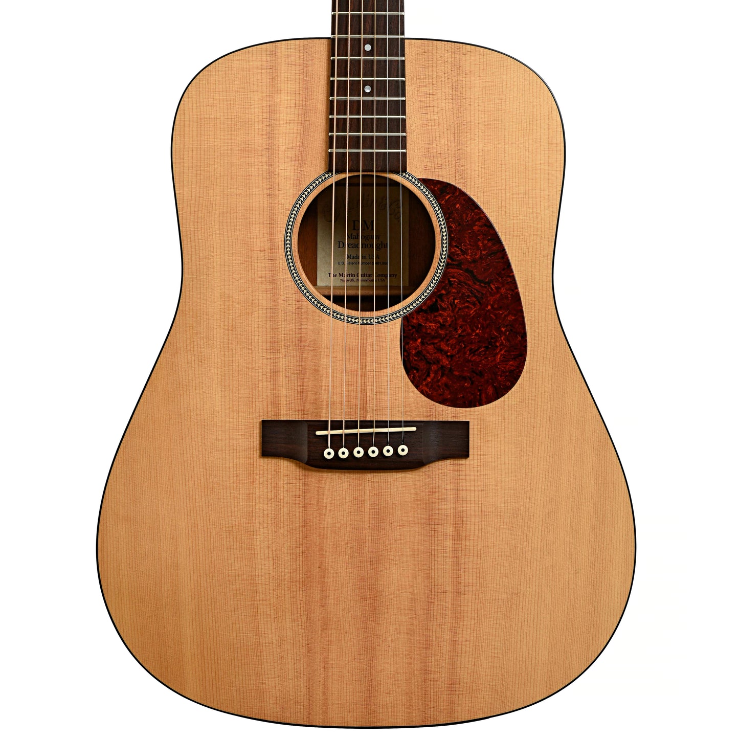 Front of Martin DM Acoustic Guitar 