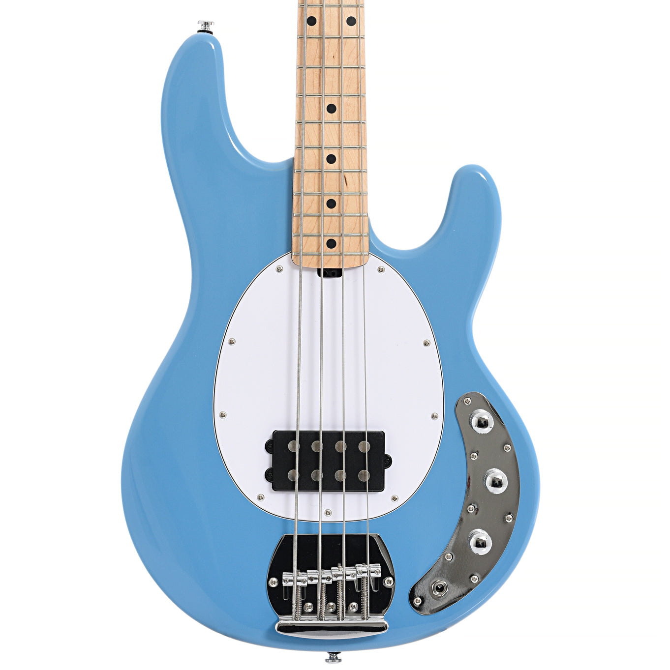 Sterling by Music Man RAY4 4-String Bass, Chopper Blue – Elderly 