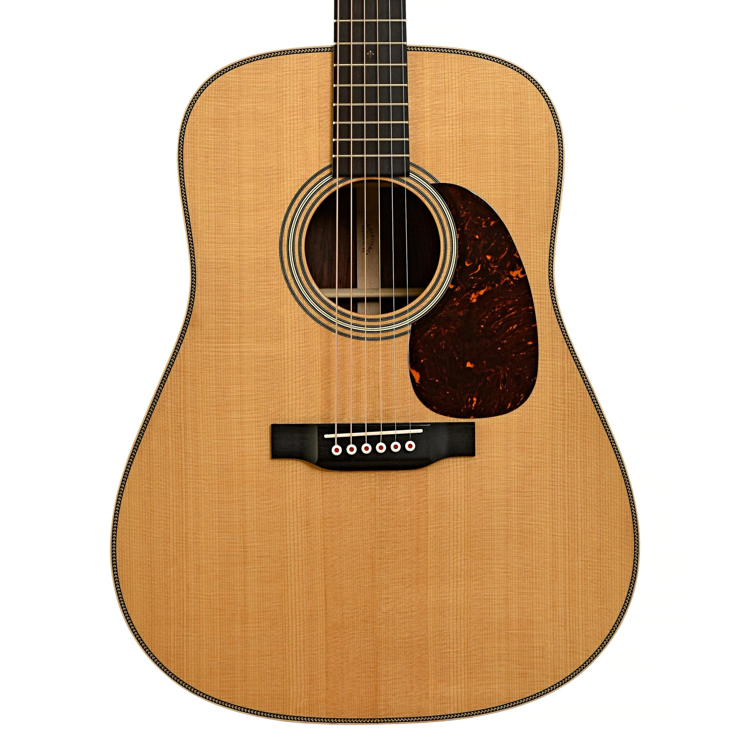 Front of Martin D-28 Modern Deluxe Acoustic Guitar 