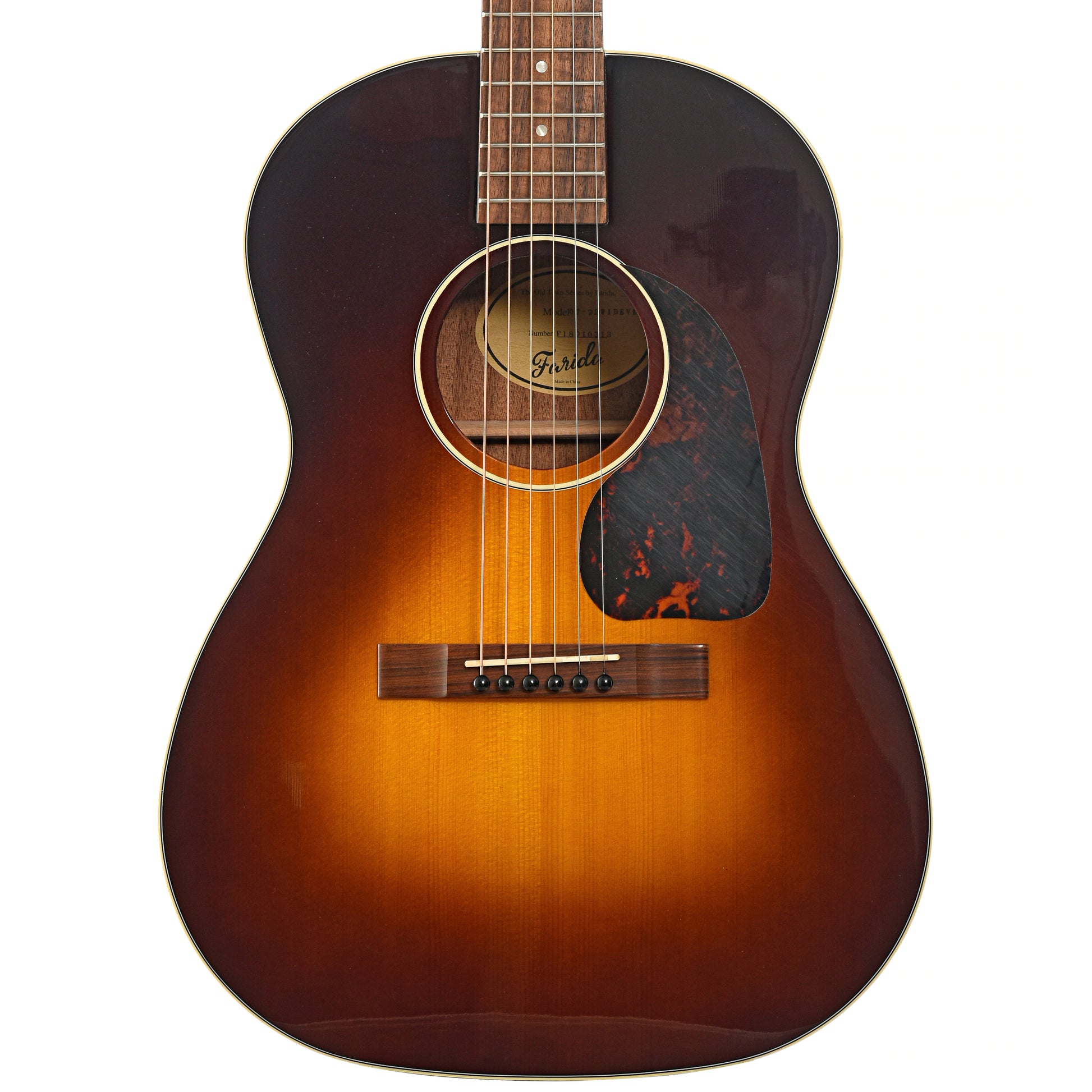 Front of Farida OT-22 WIDE VBS Acoustic Guitar (2020)