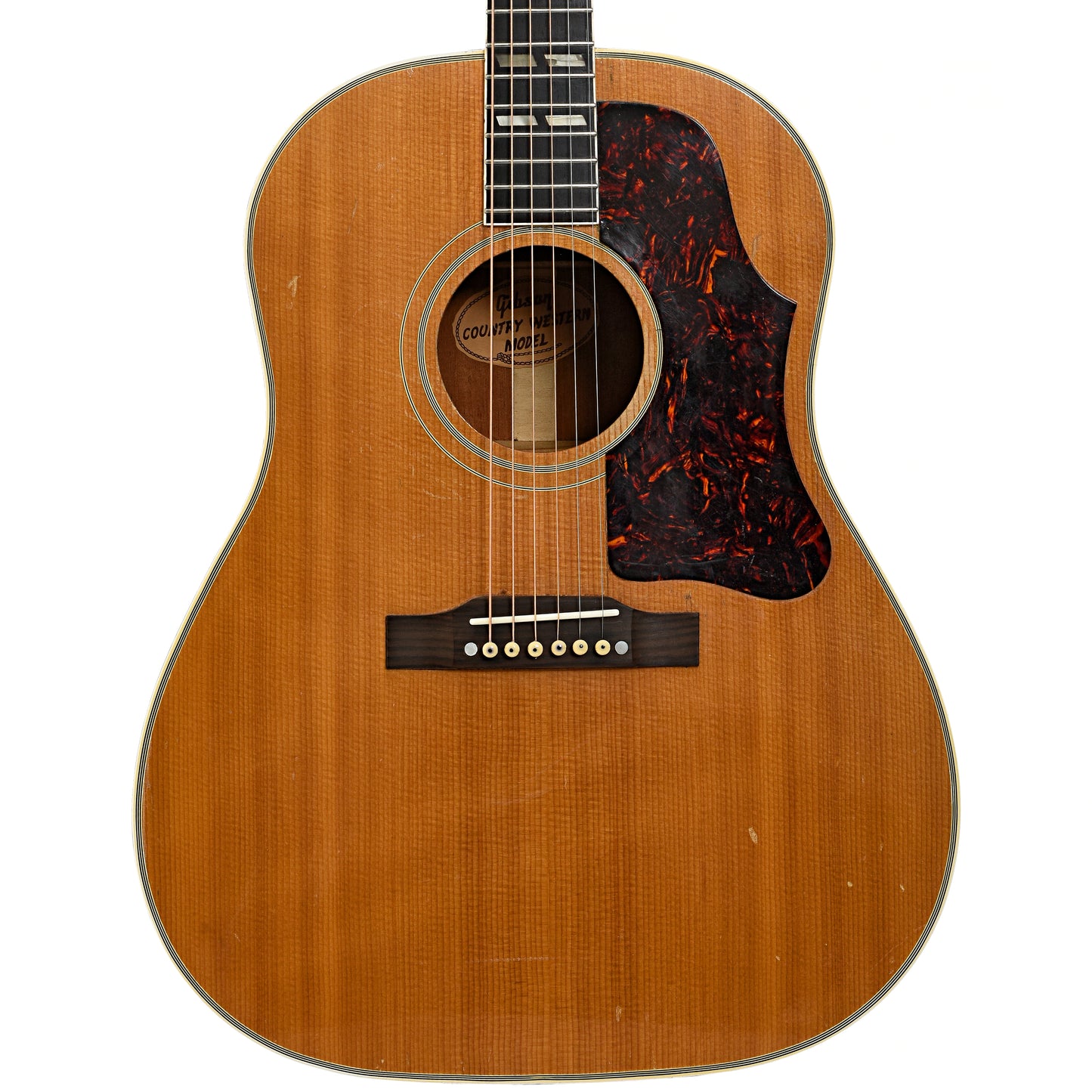 Front of Gibson Country Western Acoustic Guitar (1955)