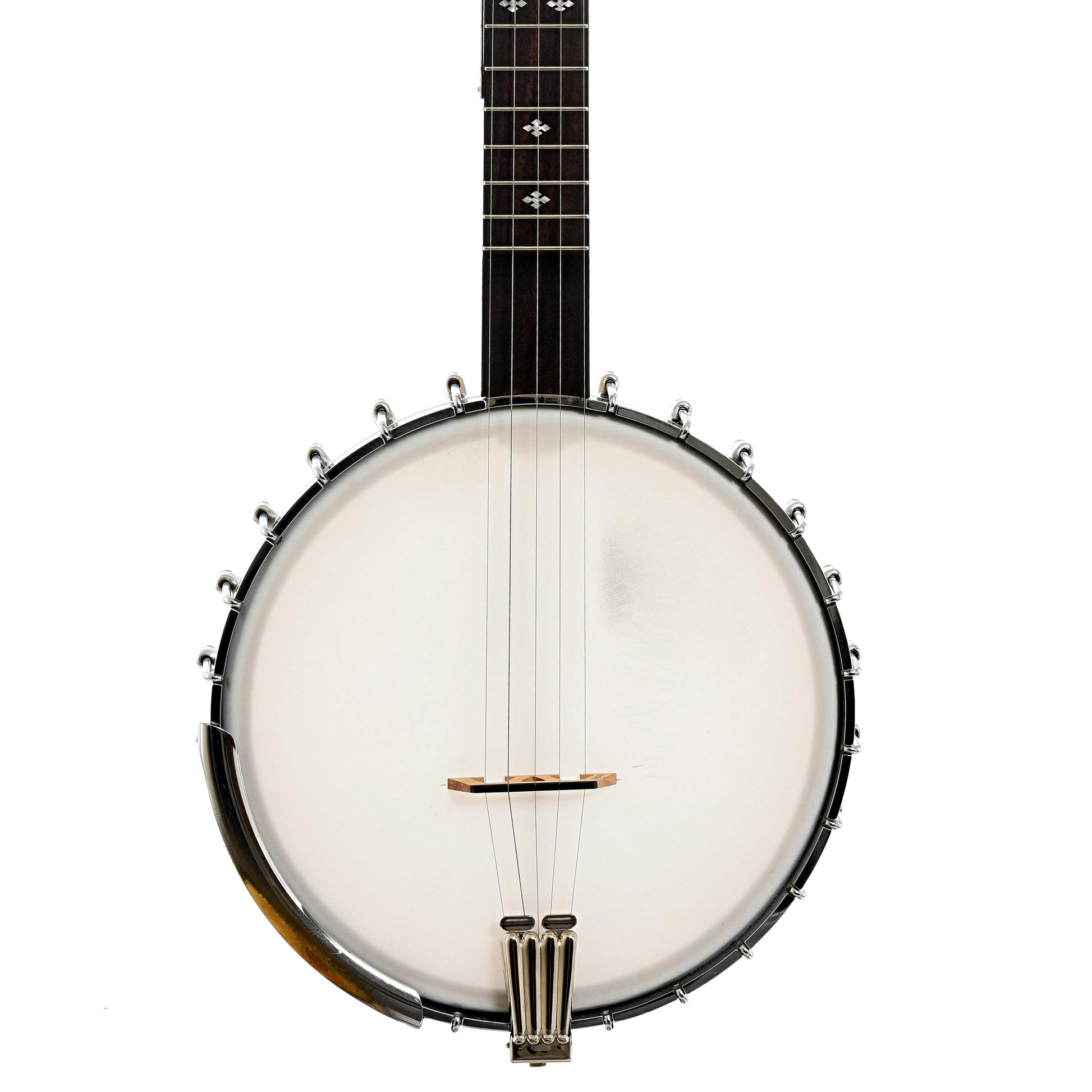 Front of Bacon / Gold Tone Extra Long Neck Conversion Openback Banjo