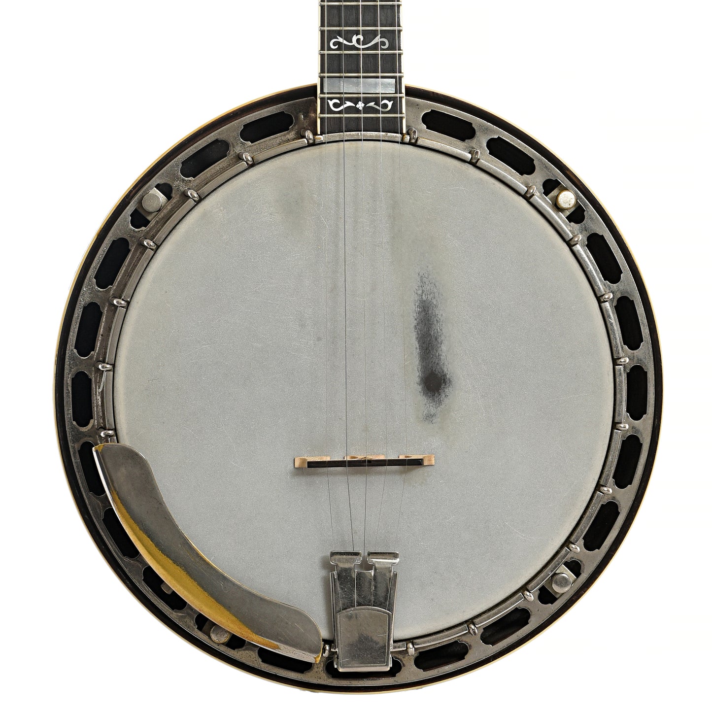 Front of Gibson PB-3 Conversion Resonator Banjo (1930)