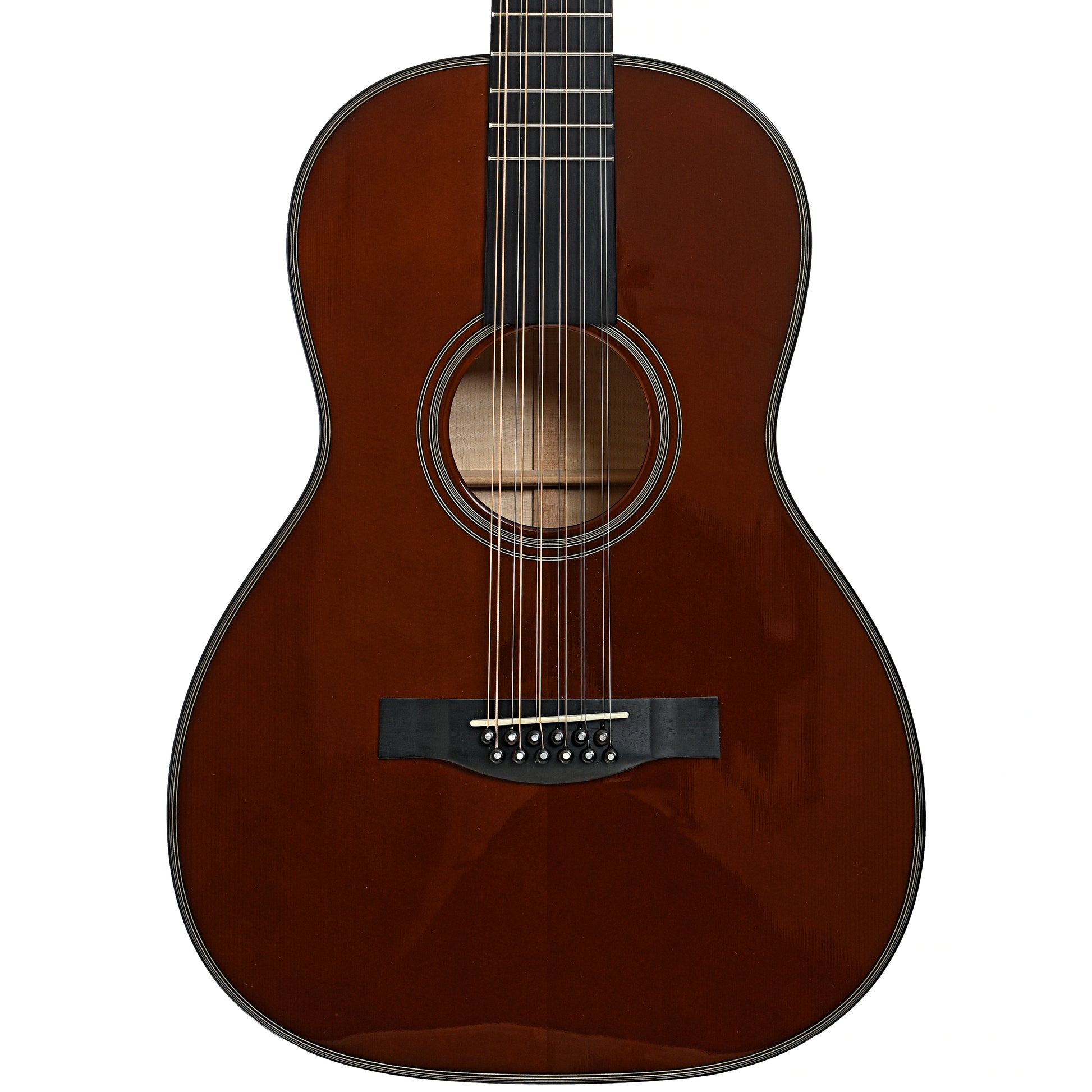 Front of Santa Cruz 00 12-String Acoustic-Electric Guitar (2008)