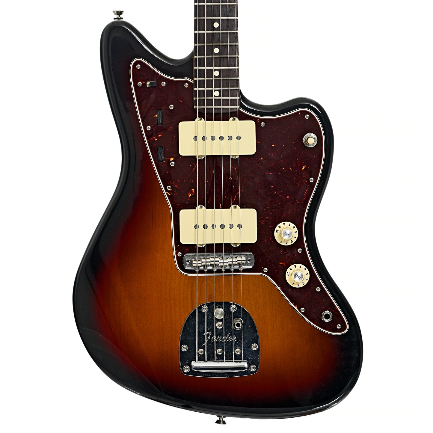 Front of Fender Professional II Jazzmaster Electric Guitar 