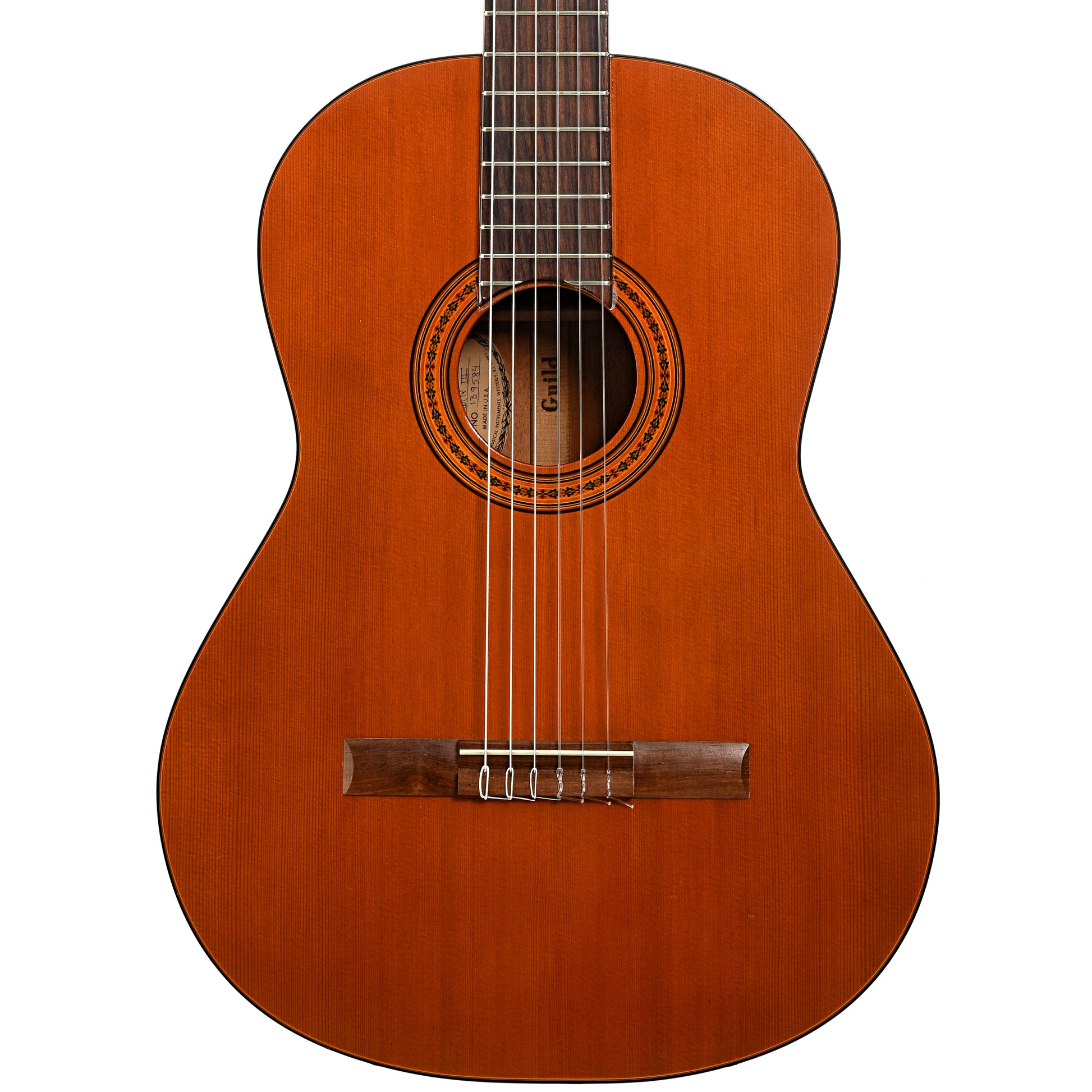 Front of Guild Mark III Classical Guitar (1976)