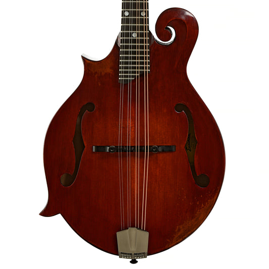 Front of Eastman MD515V-L-CC Distressed F-Style Mandolin