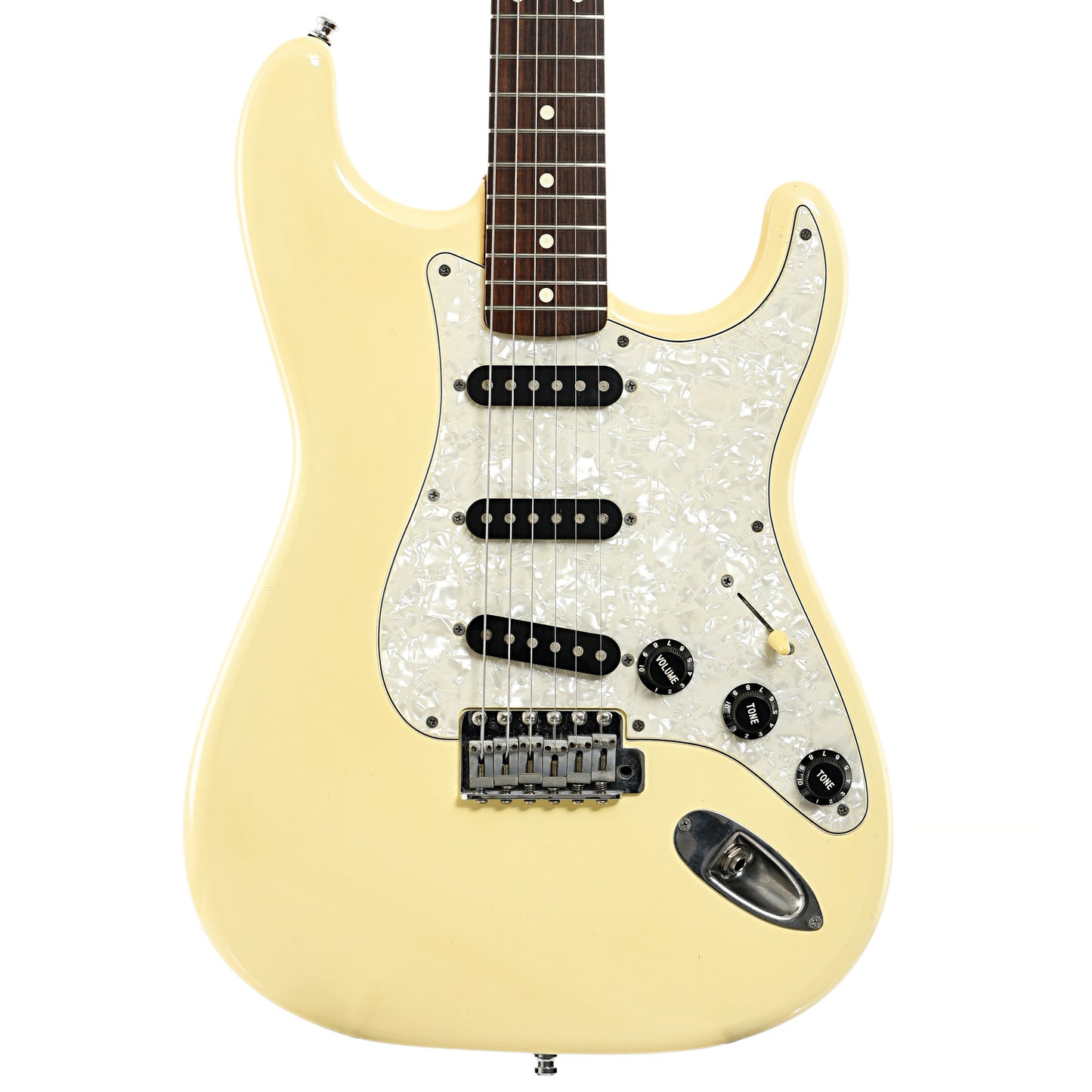 Front of Fender Standard Stratocaster Electric Guitar (c.1987)