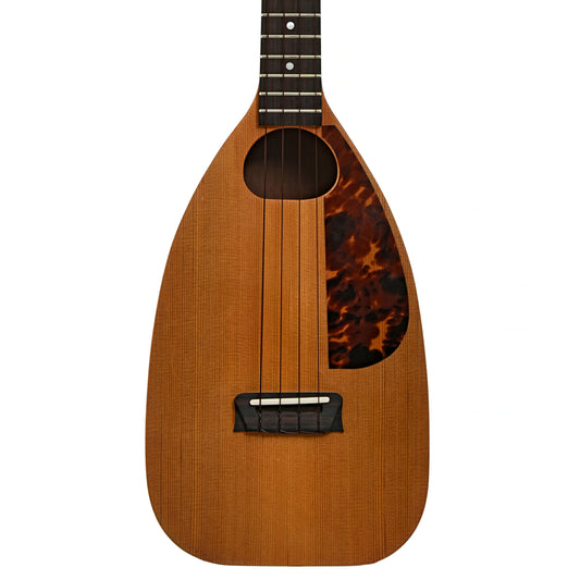 Front of Jerry Hoffman Boatpaddle Prototype Tenor Ukulele 