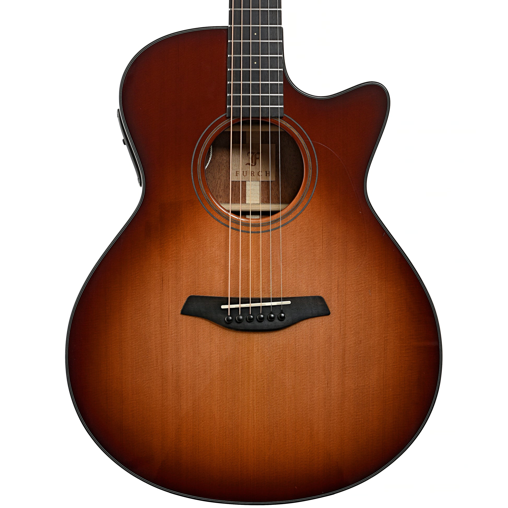 Front of Furch Blue MC Plus GC-OM Acoustic Guitar (2022)