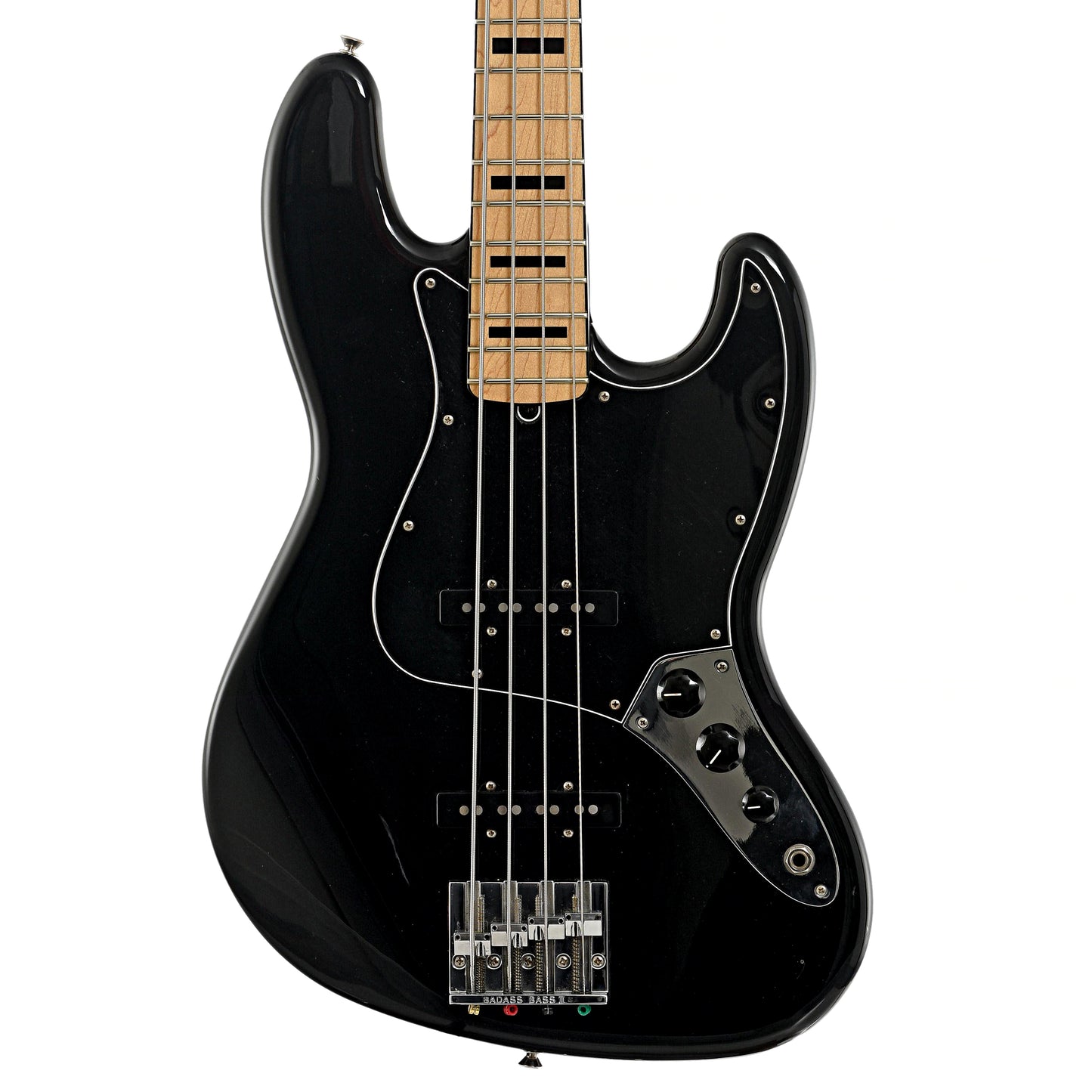 Front of Fender Geddy Lee Jazz Bass 