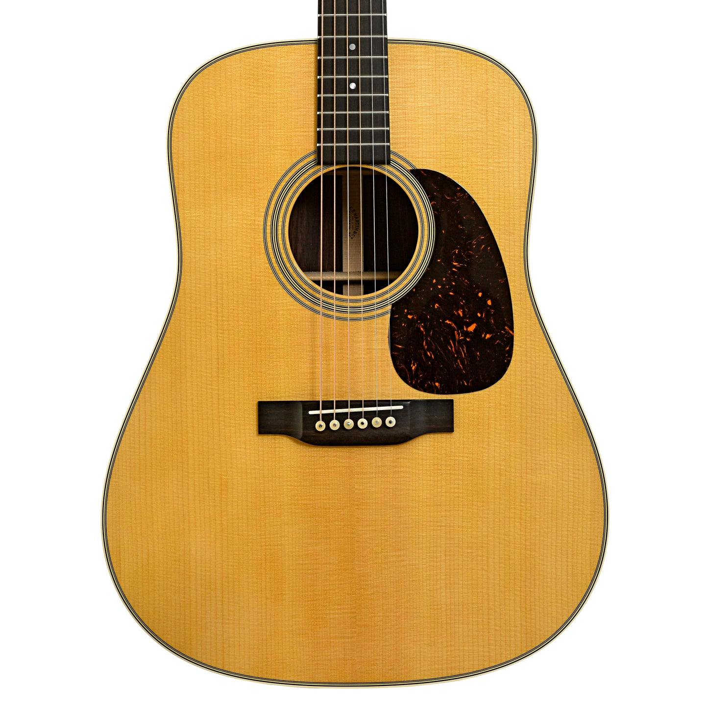 Front of Martin D-28 Acoustic Guitar