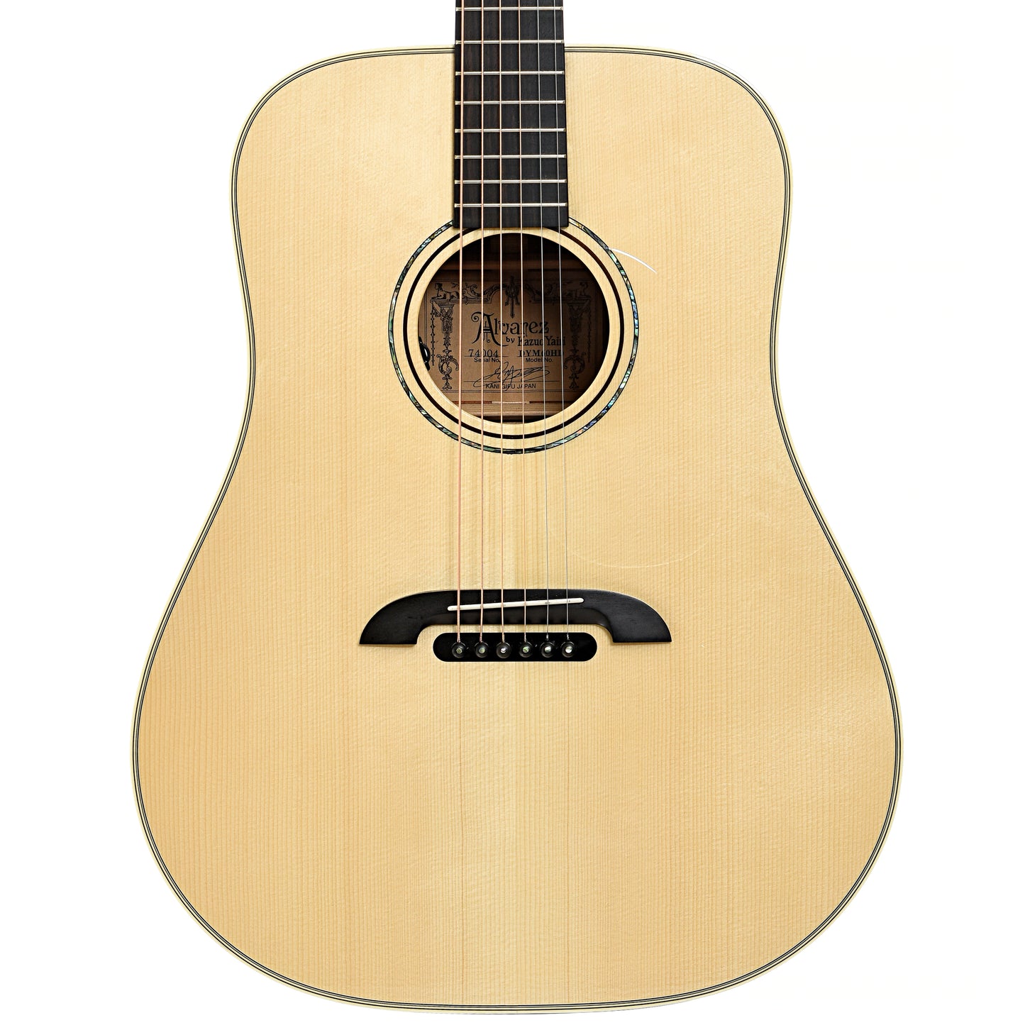 Front of Alvarez Yairi DYM60HD Acoustic Guitar (2021)