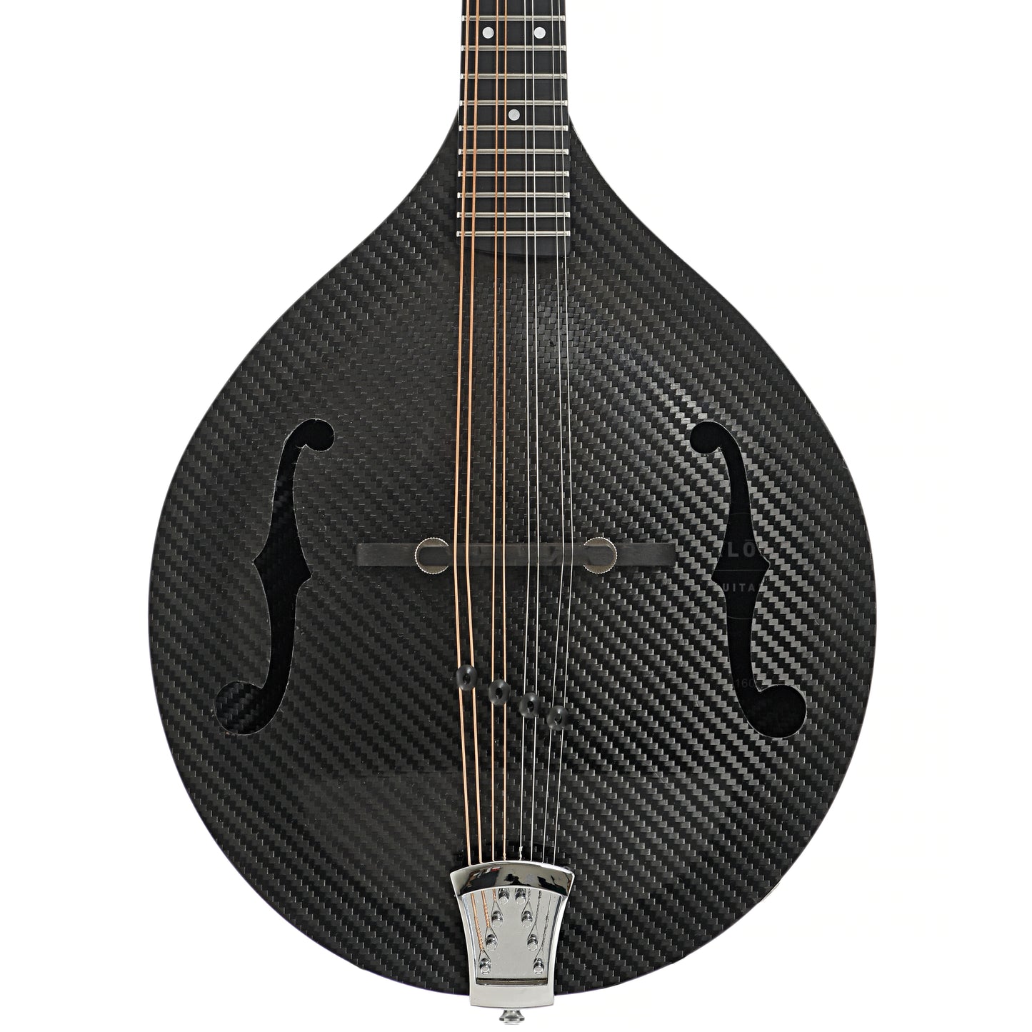 Front of KLOS B-Stock Carbon Fiber Acoustic-Electric Mandolin A-Style