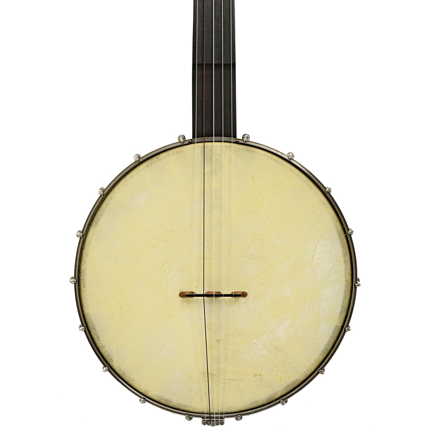 Front of Chanterelle Mike Ramsey Fretless Standard 12" Openback Banjo (c.1999)